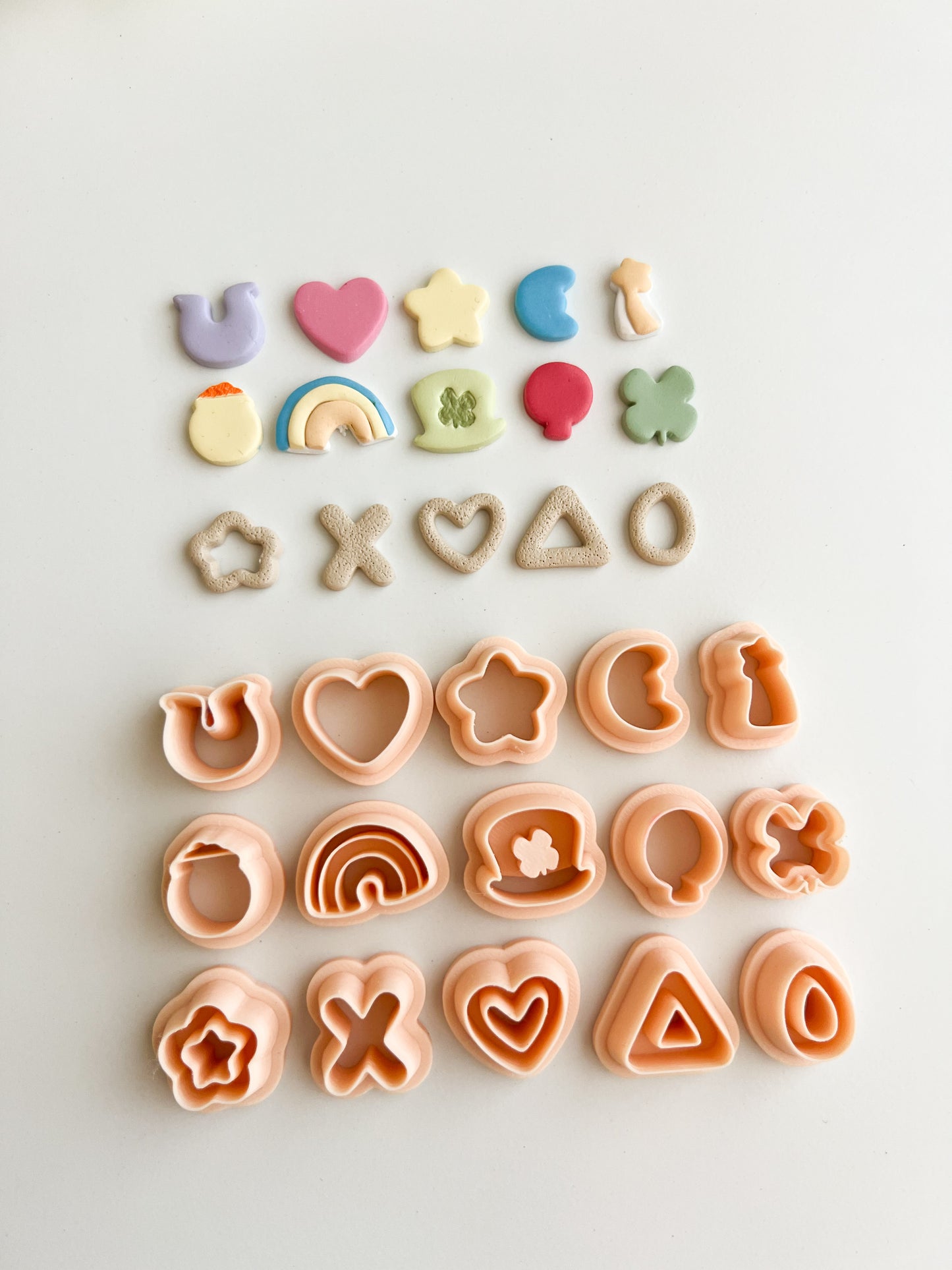 Lucky Charms Clay Cutter Set | Lucky Charms Polymer Clay Cutter Set for DIY St. Patrick's Day Earrings Irish-Themed Jewelry and Handmade Festive Accessories