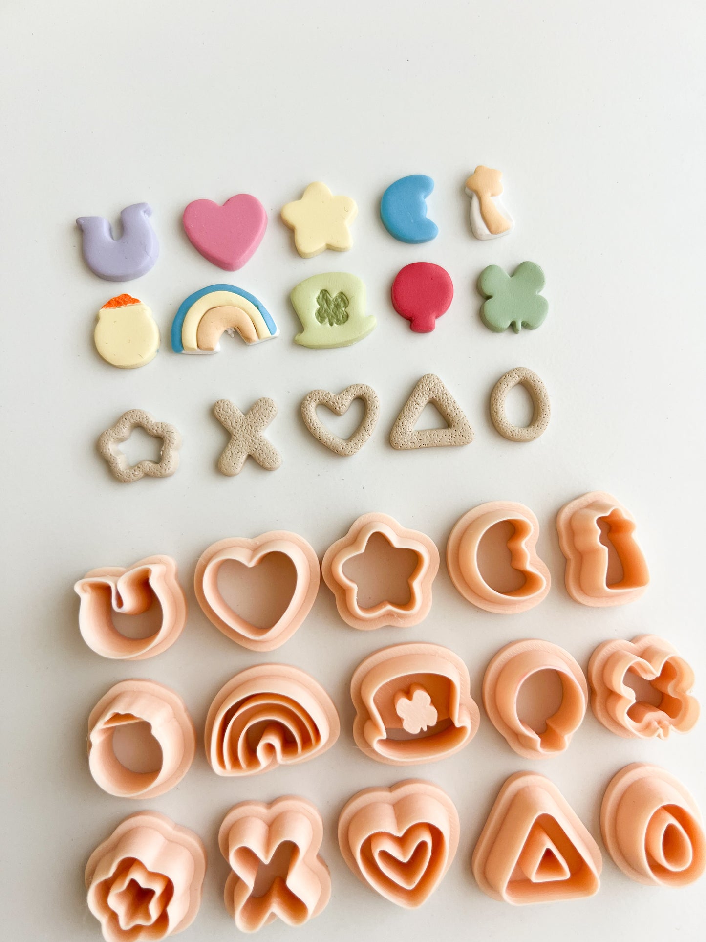 Lucky Charms Clay Cutter Set | Lucky Charms Polymer Clay Cutter Set for DIY St. Patrick's Day Earrings Irish-Themed Jewelry and Handmade Festive Accessories