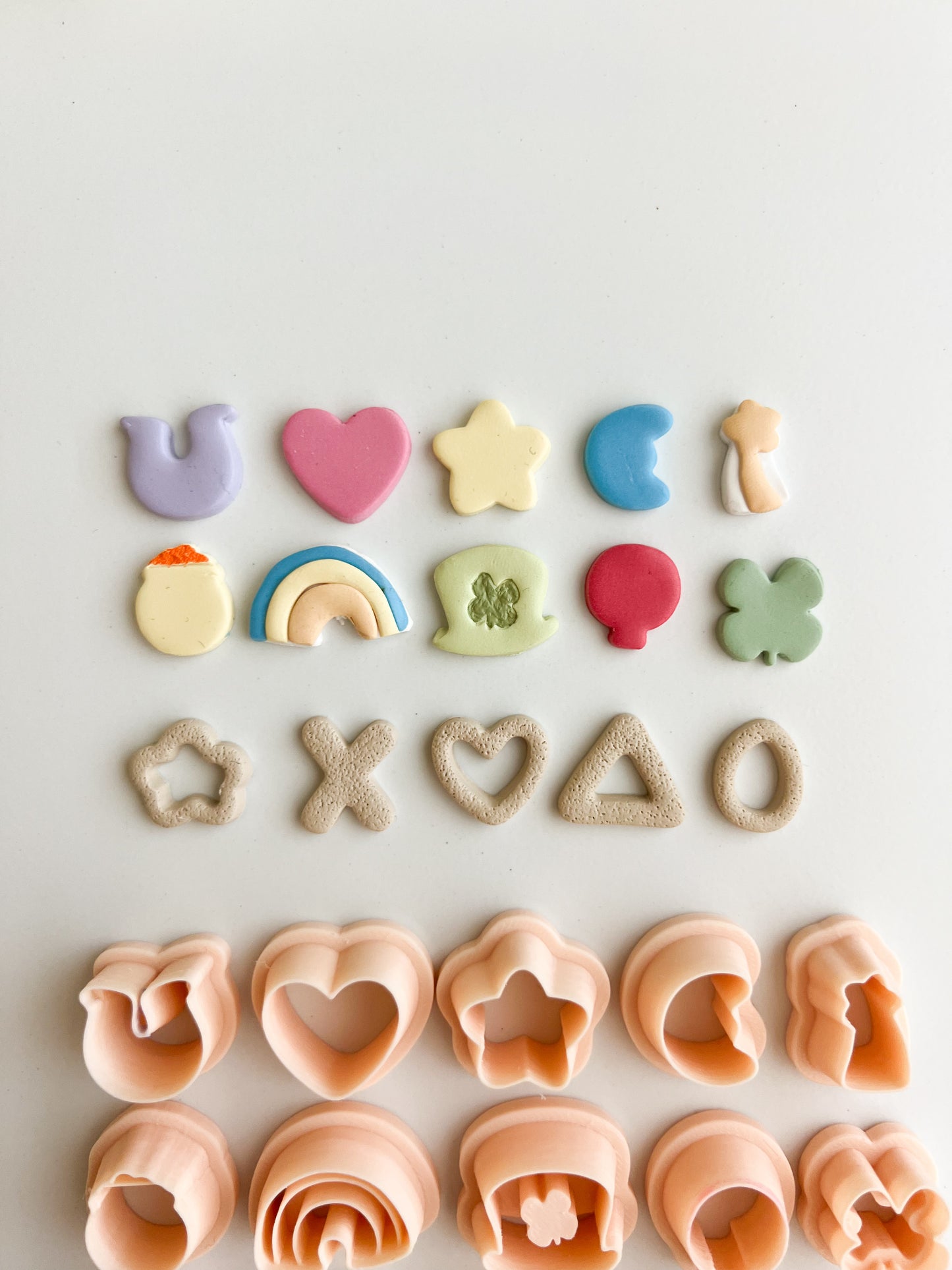 Lucky Charms Clay Cutter Set | Lucky Charms Polymer Clay Cutter Set for DIY St. Patrick's Day Earrings Irish-Themed Jewelry and Handmade Festive Accessories