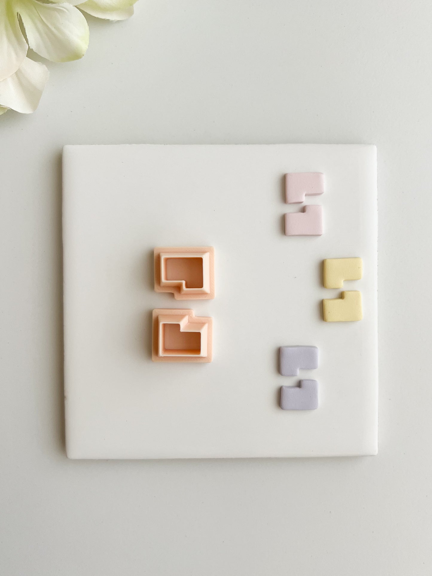 Puzzle Rectangle Clay Cutter | Puzzle Rectangle Polymer Clay Cutter for DIY Autism Awareness Earrings Geometric Jewelry and Handmade Puzzle Accessories