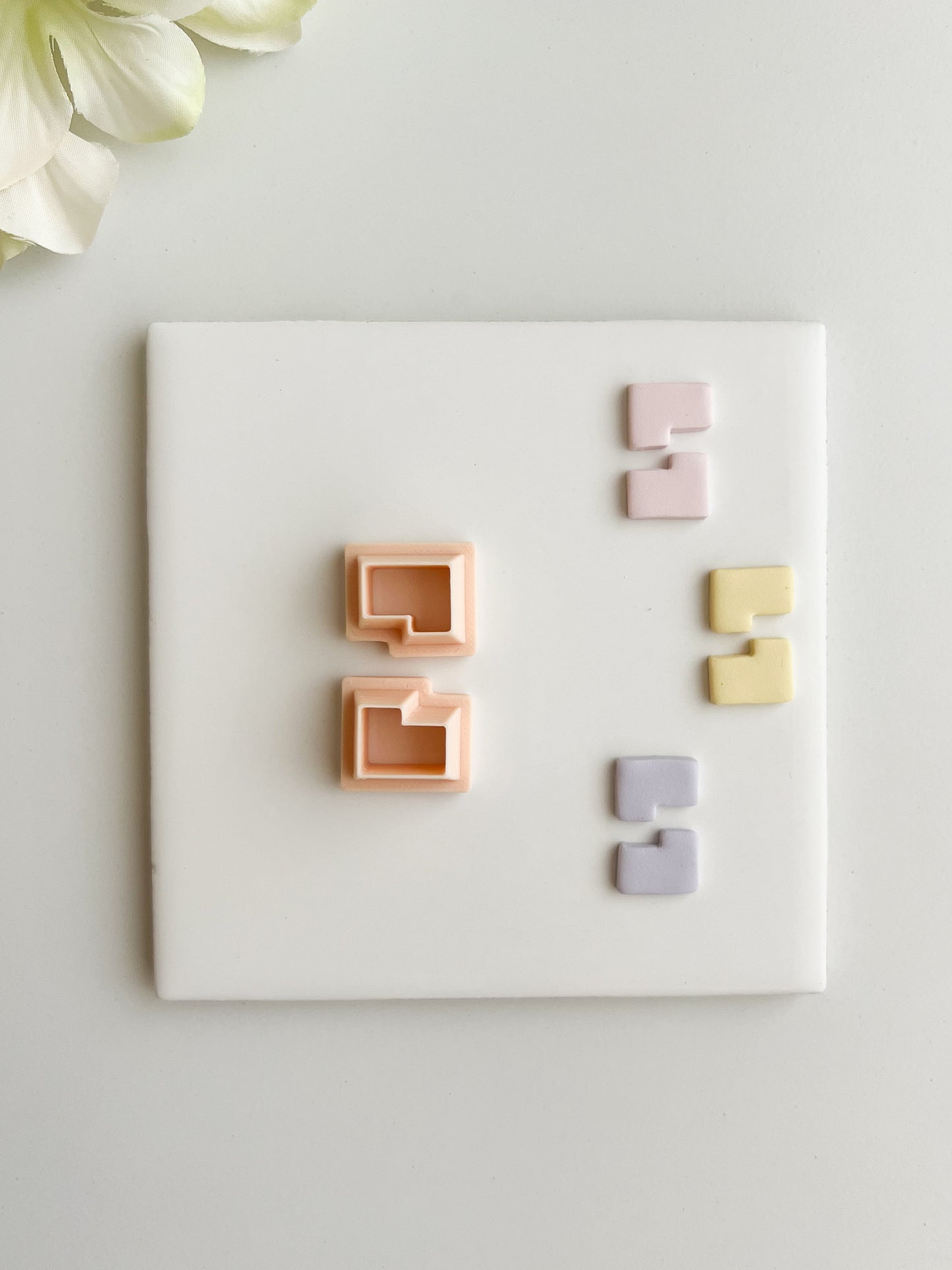 Puzzle Rectangle Clay Cutter | Puzzle Rectangle Polymer Clay Cutter for DIY Autism Awareness Earrings Geometric Jewelry and Handmade Puzzle Accessories