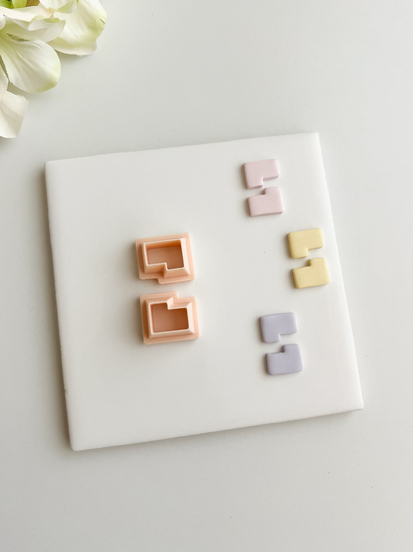 Puzzle Rectangle Clay Cutter | Puzzle Rectangle Polymer Clay Cutter for DIY Autism Awareness Earrings Geometric Jewelry and Handmade Puzzle Accessories