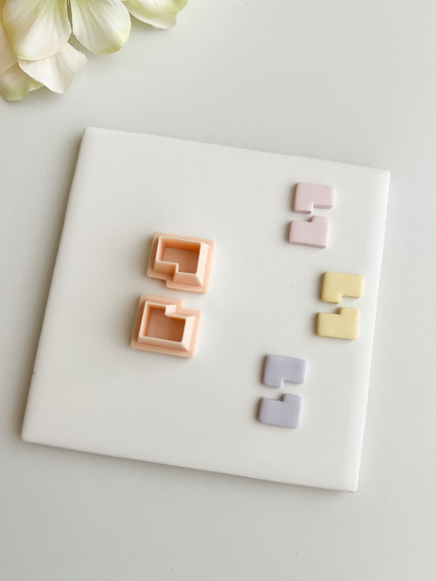 Puzzle Rectangle Clay Cutter | Puzzle Rectangle Polymer Clay Cutter for DIY Autism Awareness Earrings Geometric Jewelry and Handmade Puzzle Accessories