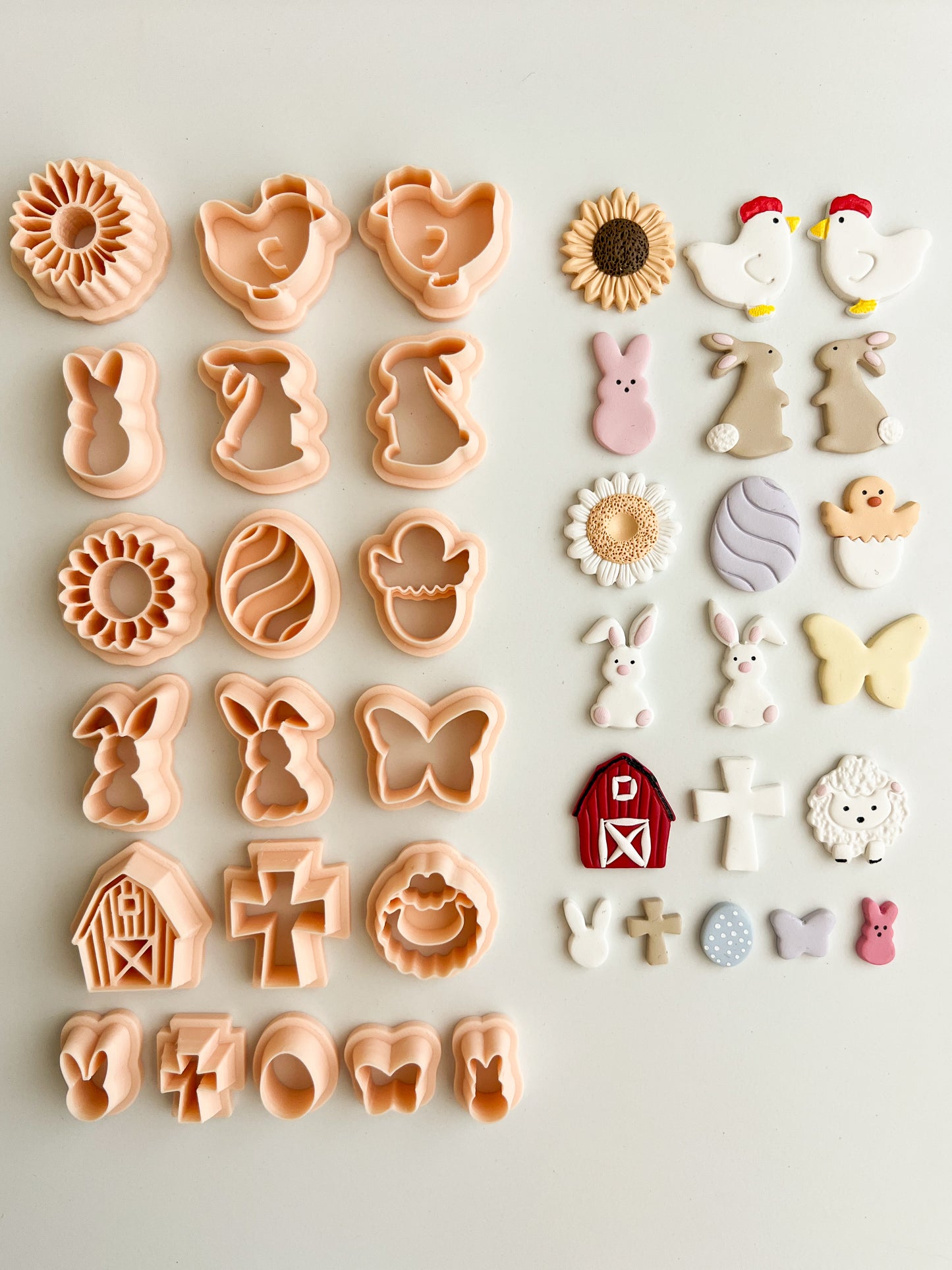 Spring Bundle No. 1 Clay Cutter Set | Spring Bundle Polymer Clay Cutter Set for DIY Seasonal Earrings Floral Jewelry and Handmade Spring Accessories