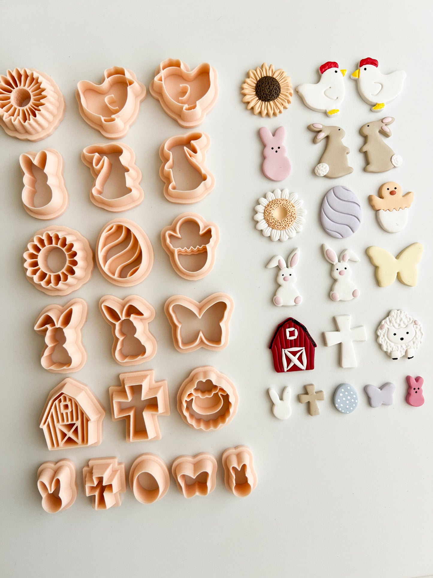 Spring Bundle No. 1 Clay Cutter Set | Spring Bundle Polymer Clay Cutter Set for DIY Seasonal Earrings Floral Jewelry and Handmade Spring Accessories
