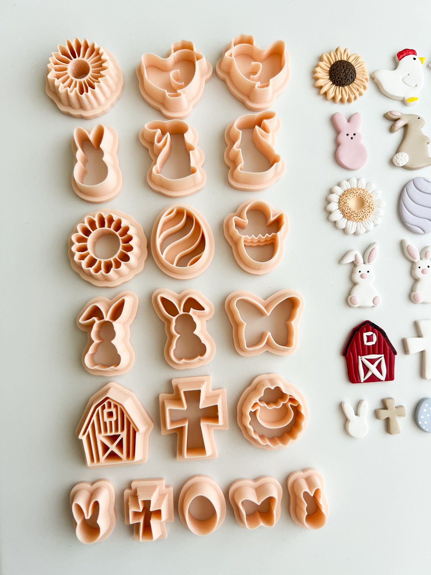 Spring Bundle No. 1 Clay Cutter Set | Spring Bundle Polymer Clay Cutter Set for DIY Seasonal Earrings Floral Jewelry and Handmade Spring Accessories