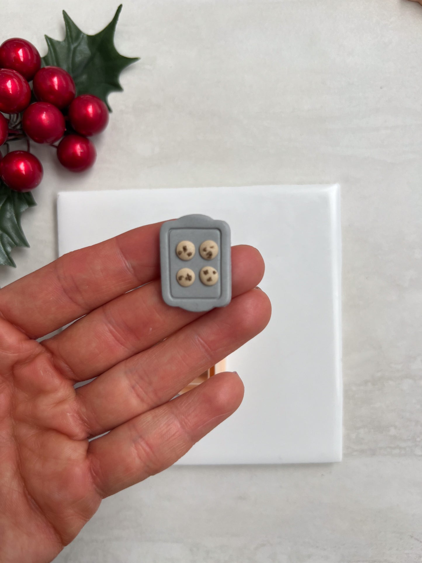 Cookie Sheet Clay Cutter | Cookie Sheet Polymer Clay Cutter for DIY Baking Earrings Sweet-Themed Jewelry and Handmade Dessert Accessories