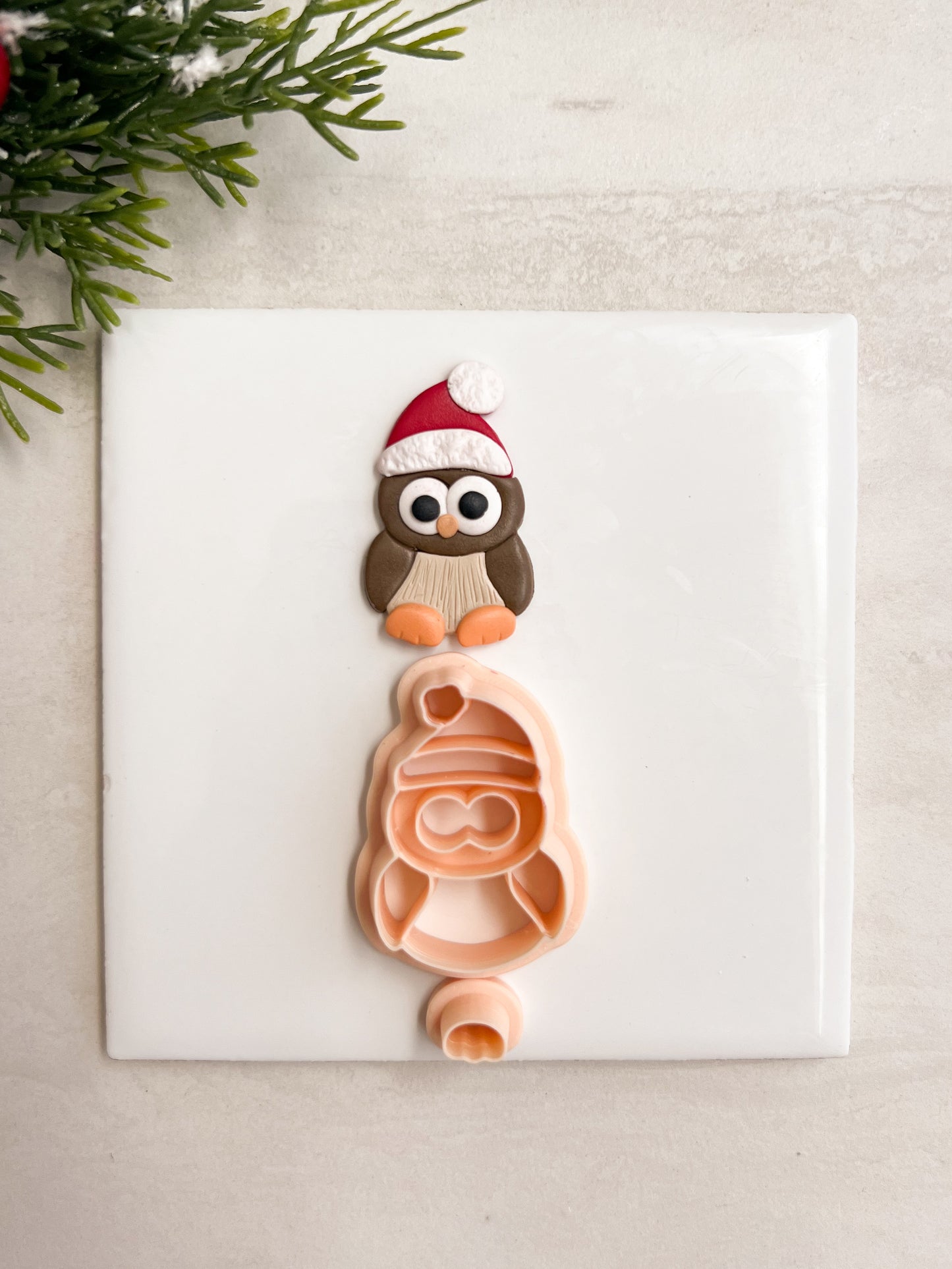 Owl Clay Cutter | Owl Polymer Clay Cutter for DIY Nature Earrings Woodland-Themed Jewelry and Handmade Forest Accessories