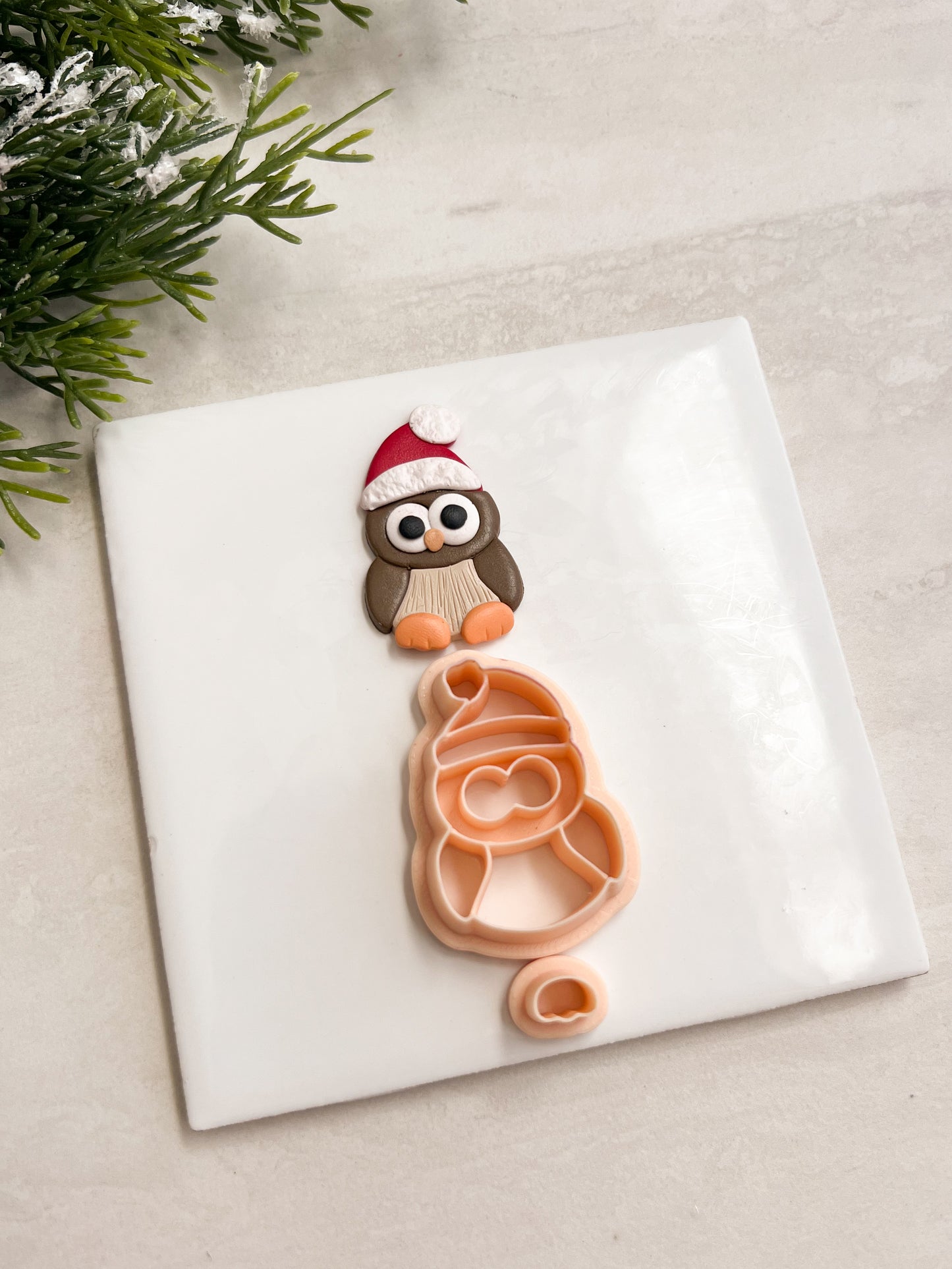 Owl Clay Cutter | Owl Polymer Clay Cutter for DIY Nature Earrings Woodland-Themed Jewelry and Handmade Forest Accessories