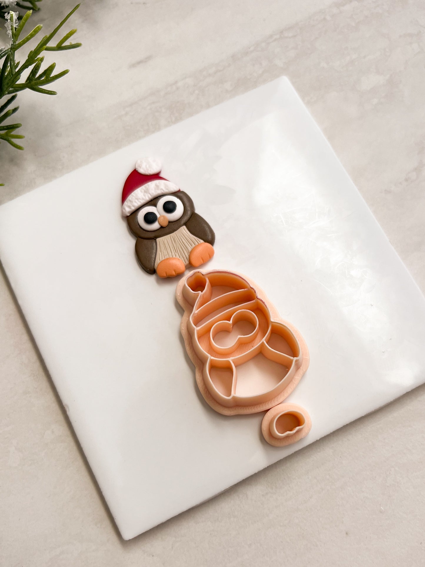 Owl Clay Cutter | Owl Polymer Clay Cutter for DIY Nature Earrings Woodland-Themed Jewelry and Handmade Forest Accessories