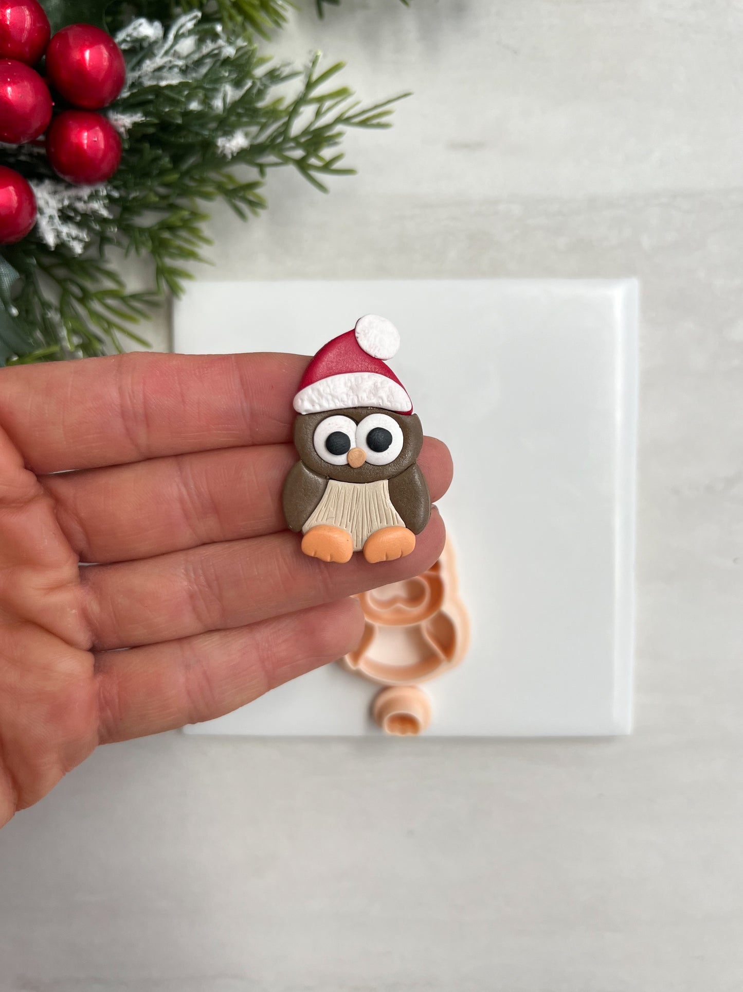 Owl Clay Cutter | Owl Polymer Clay Cutter for DIY Nature Earrings Woodland-Themed Jewelry and Handmade Forest Accessories