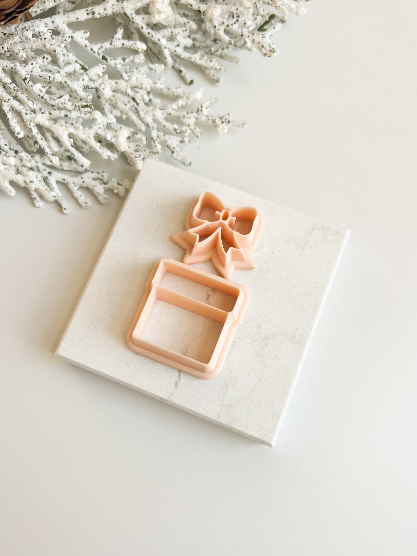 Christmas Present Clay Cutter | Christmas Present Polymer Clay Cutter for DIY Holiday Earrings Gift-Themed Jewelry and Festive Handmade Accessories