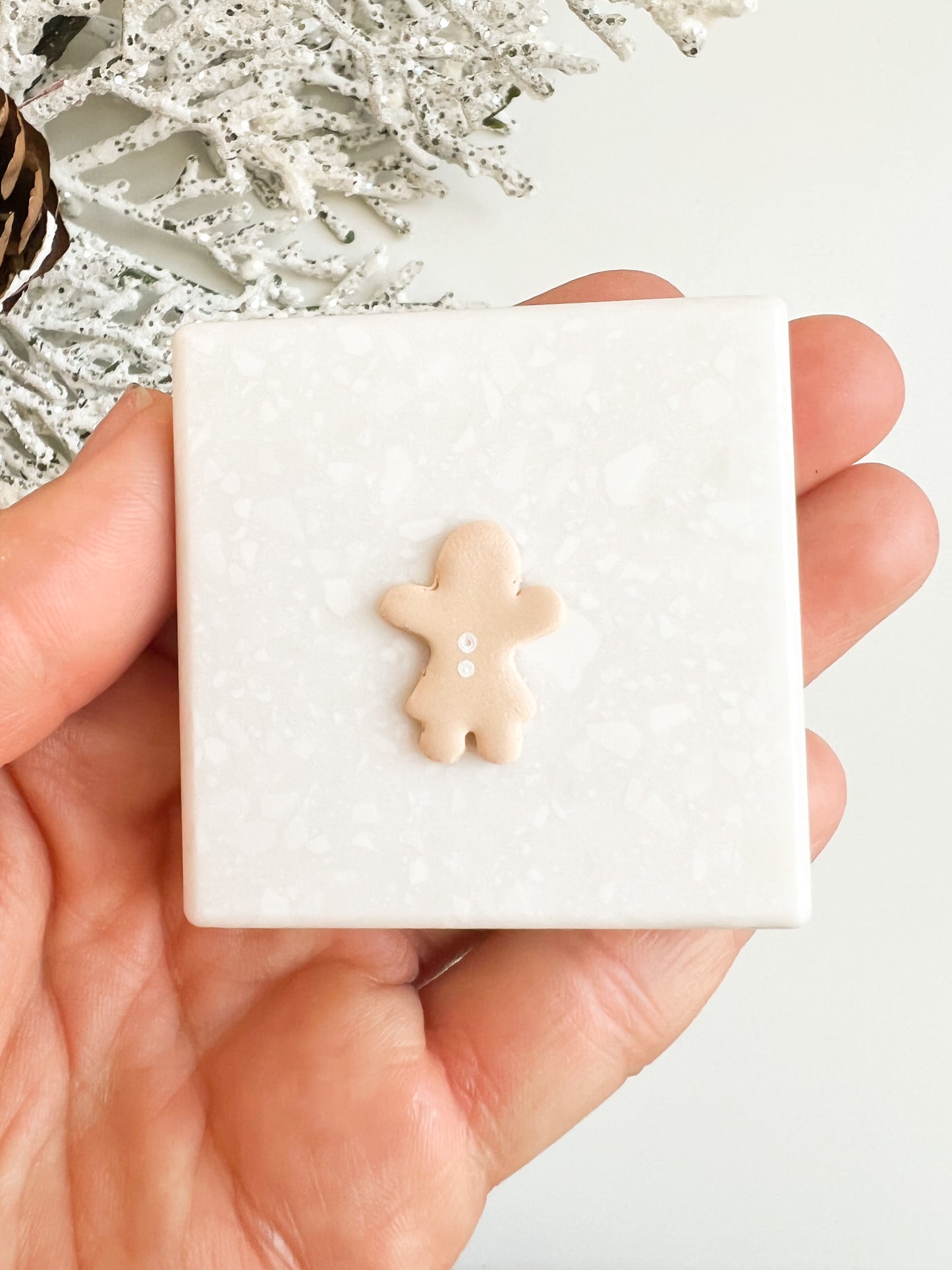 Gingerbread Woman Clay Cutter | Gingerbread Woman Polymer Clay Cutter for Christmas Earrings DIY Holiday Jewelry and Festive Baking Crafts