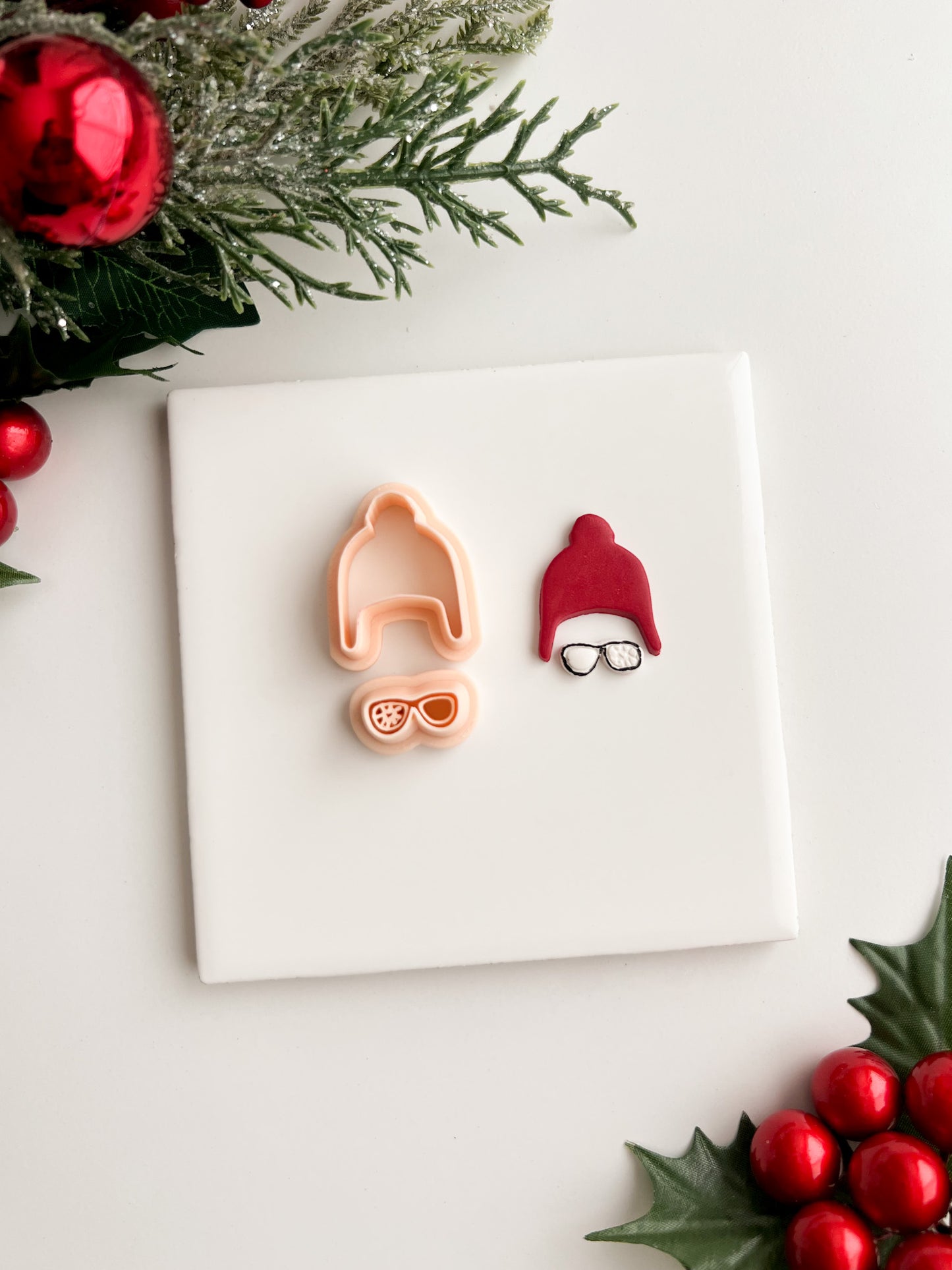 A Christmas Story Clay Cutter | A Christmas Story Polymer Clay Cutter for DIY Holiday Earrings Movie-Themed Jewelry and Handmade Festive Accessories