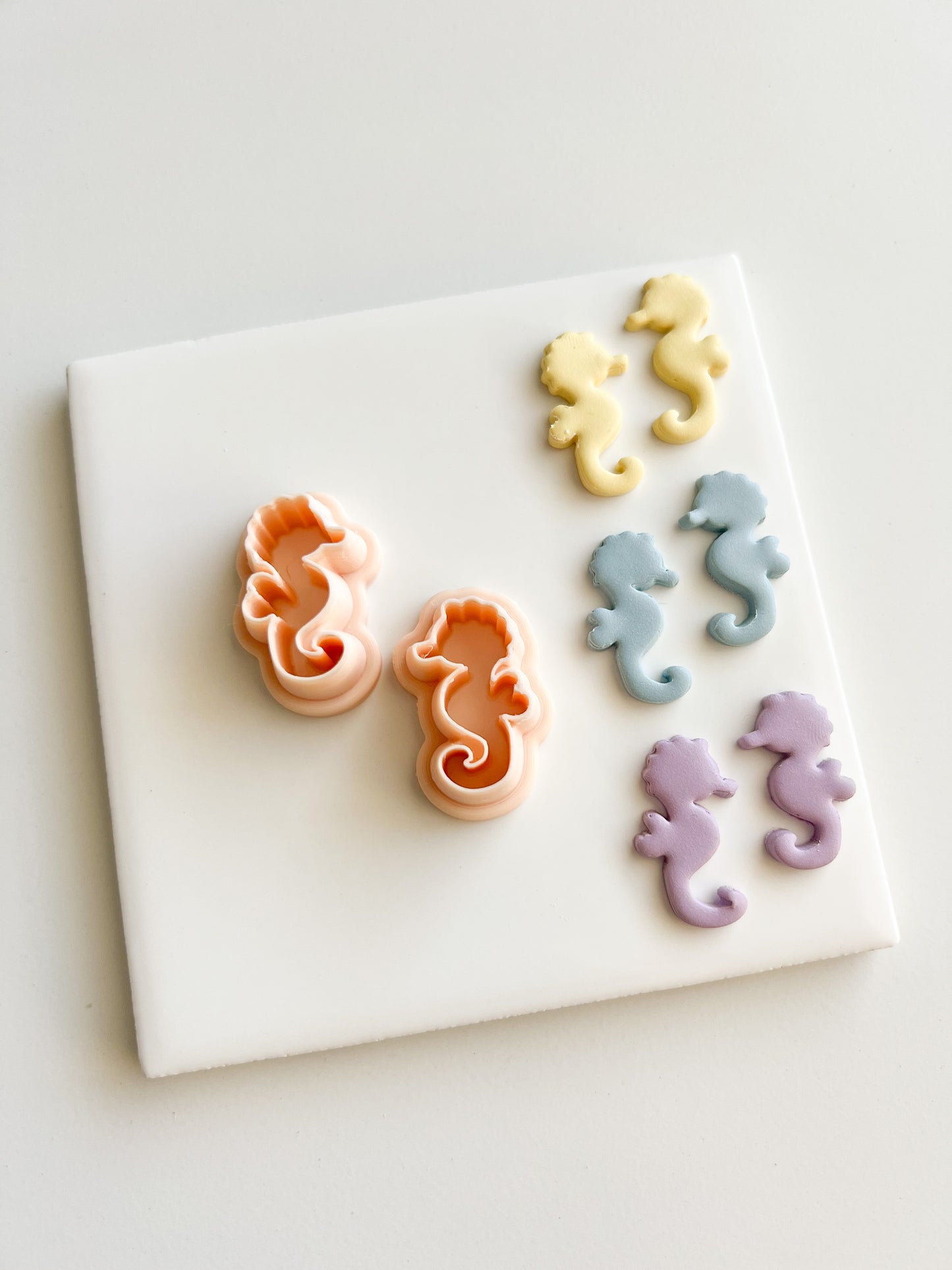 Sea Horse Clay Cutter | Sea Horse Polymer Clay Cutter for DIY Ocean Earrings Beach-Themed Jewelry and Handmade Nautical Accessories