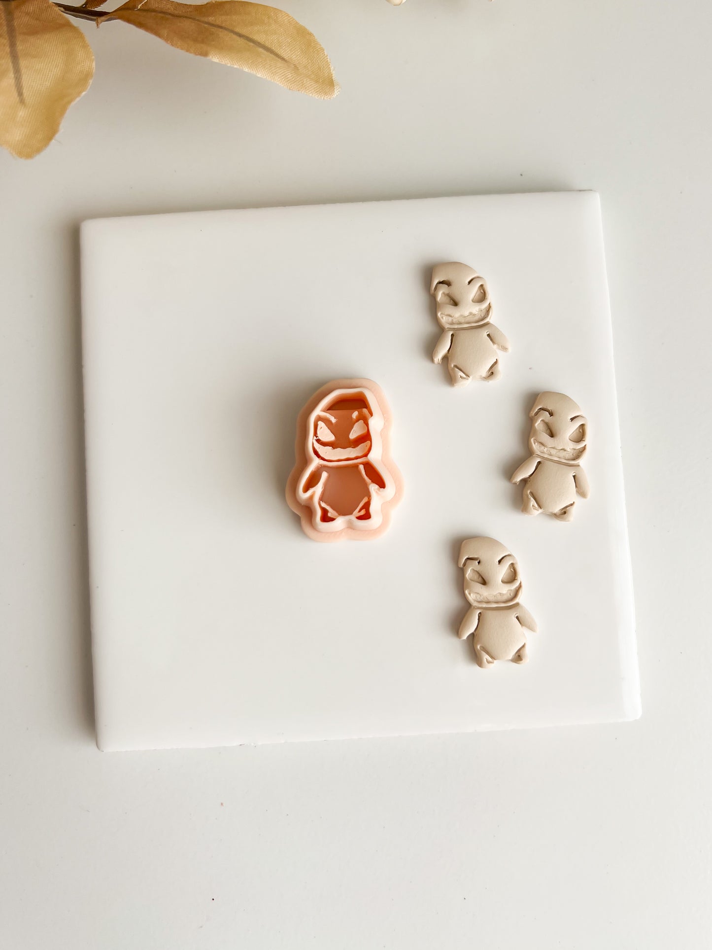 Oogie Boogie Clay Cutter | Oogie Boogie Polymer Clay Cutter for DIY Nightmare Before Christmas Earrings Halloween Jewelry and Handmade Movie Accessories