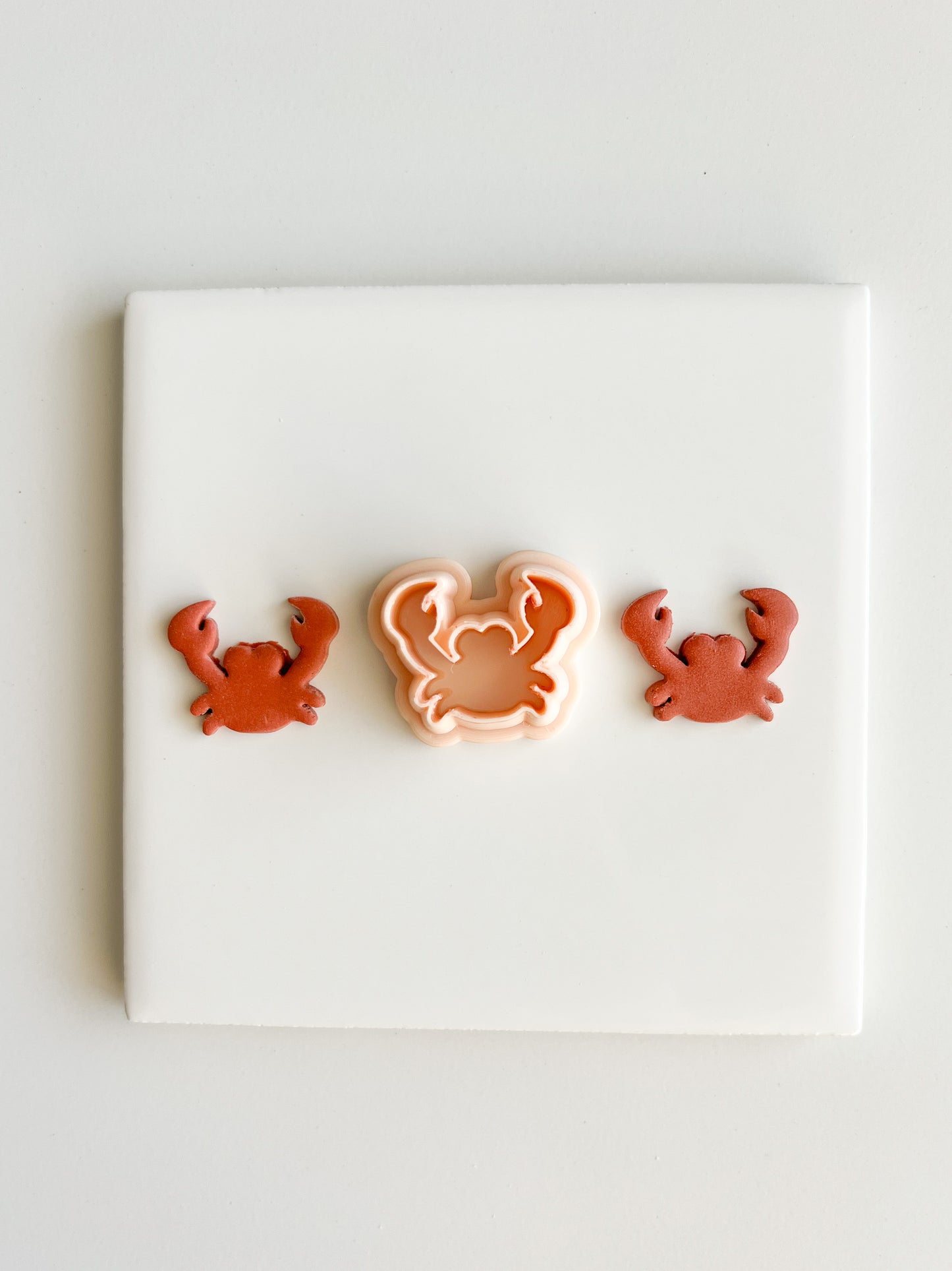 Crab No. 1 Clay Cutter | Crab No. 1 Polymer Clay Cutter for DIY Nautical Earrings Ocean-Themed Jewelry and Handmade Beach Accessories