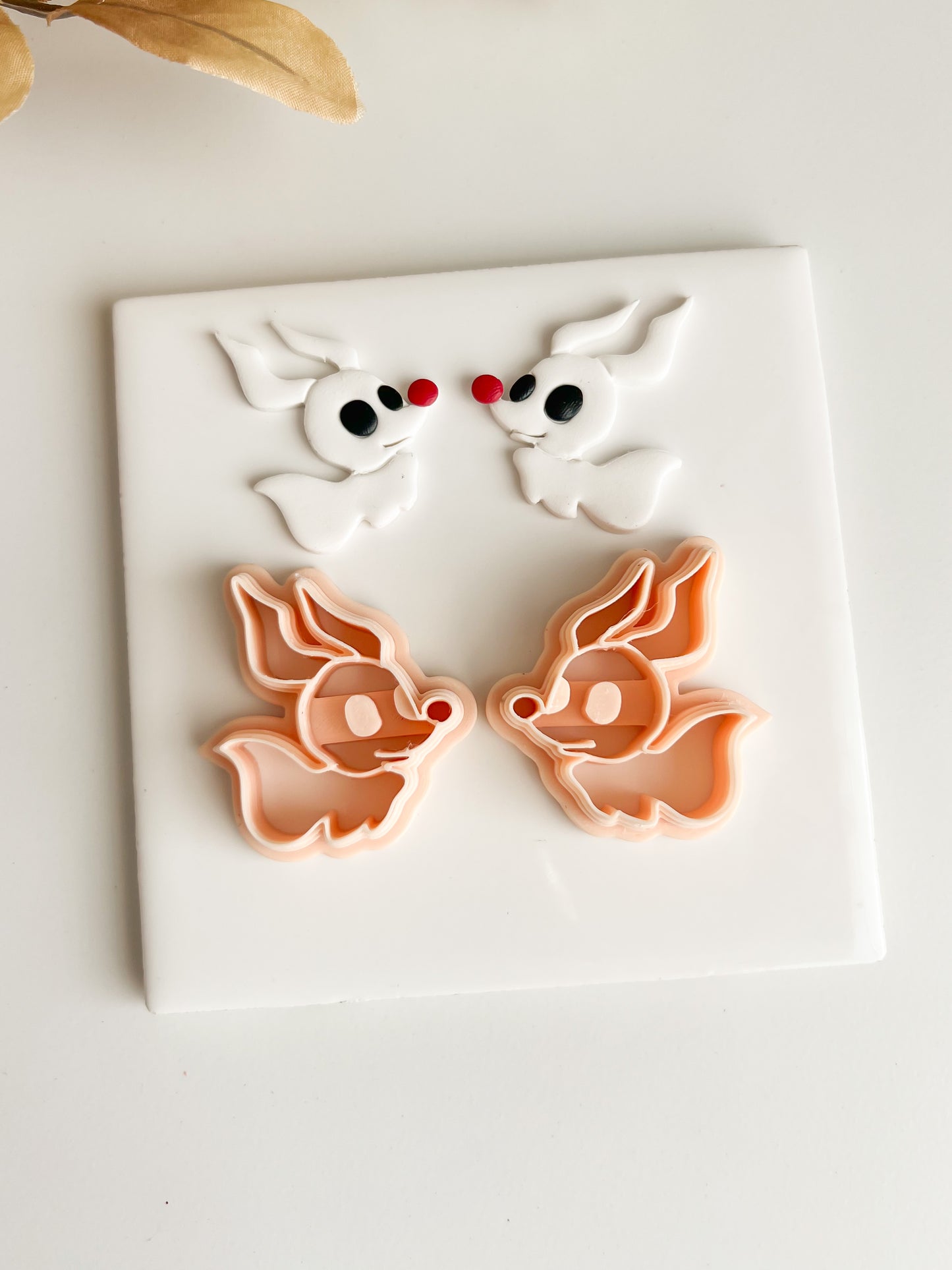 Zero Nightmare Before Christmas Dog Clay Cutter Ghost Dog | Zero Nightmare Before Christmas Dog Polymer Clay Cutter for DIY Halloween Earrings Movie Jewelry and Handmade Spooky Accessories