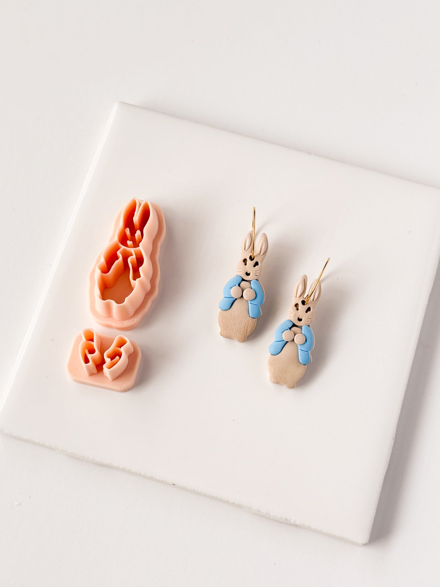 Peter Rabbit Clay Cutter | Peter Rabbit Polymer Clay Cutter for DIY Easter Earrings Storybook Jewelry and Handmade Children‚ Clay Cutter Accessories