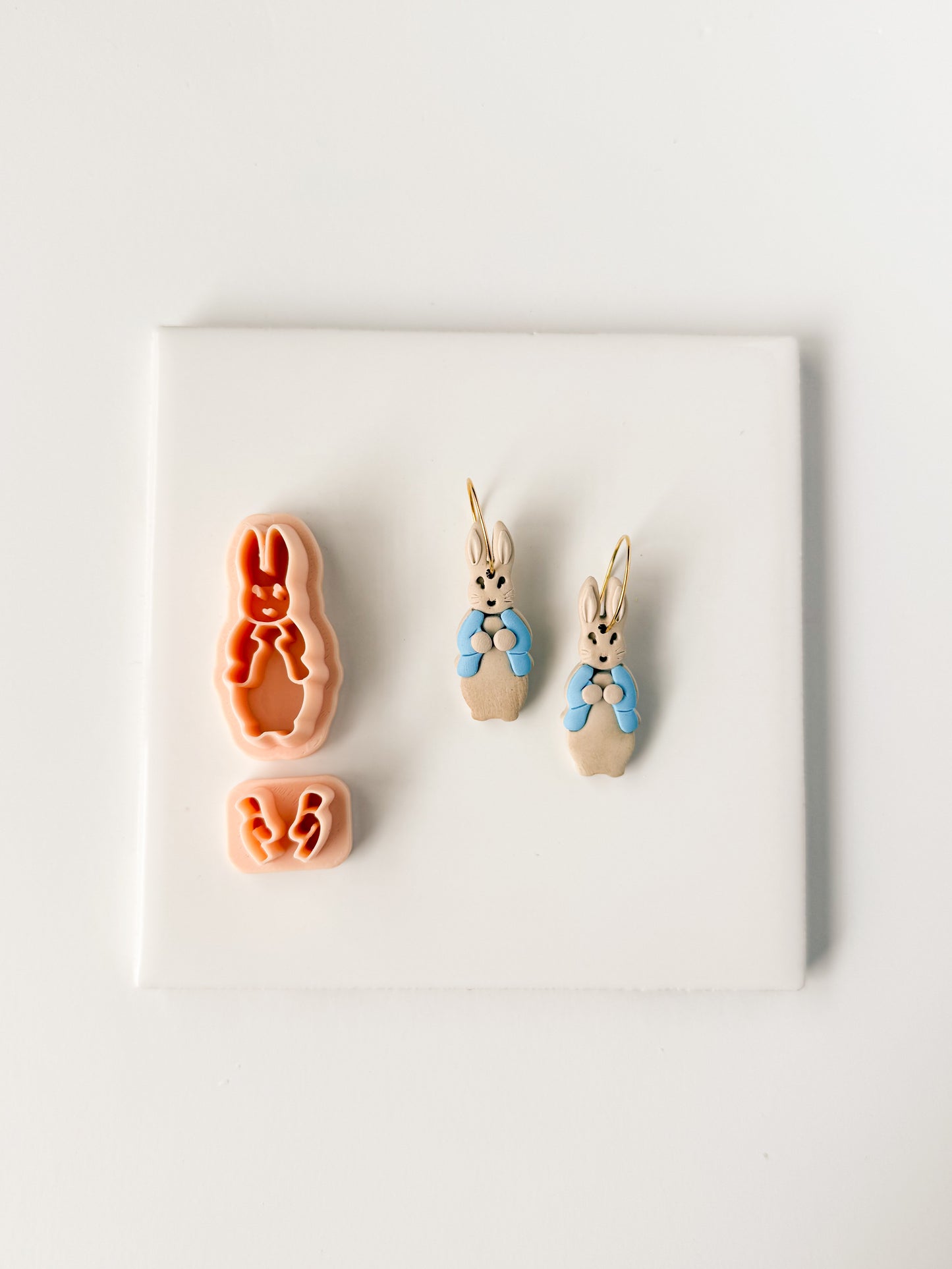 Peter Rabbit Clay Cutter | Peter Rabbit Polymer Clay Cutter for DIY Easter Earrings Storybook Jewelry and Handmade Children‚ Clay Cutter Accessories