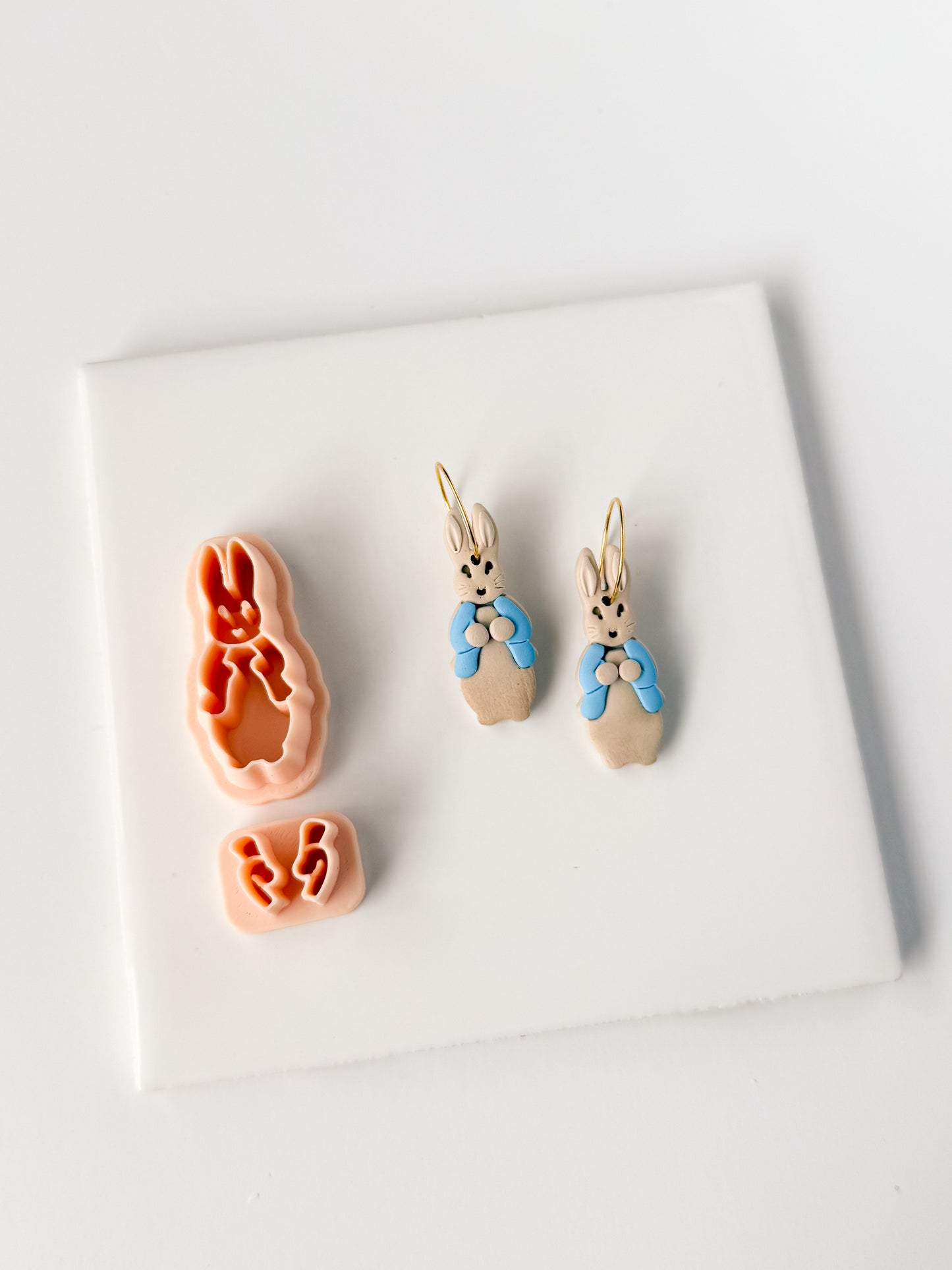 Peter Rabbit Clay Cutter | Peter Rabbit Polymer Clay Cutter for DIY Easter Earrings Storybook Jewelry and Handmade Children‚ Clay Cutter Accessories