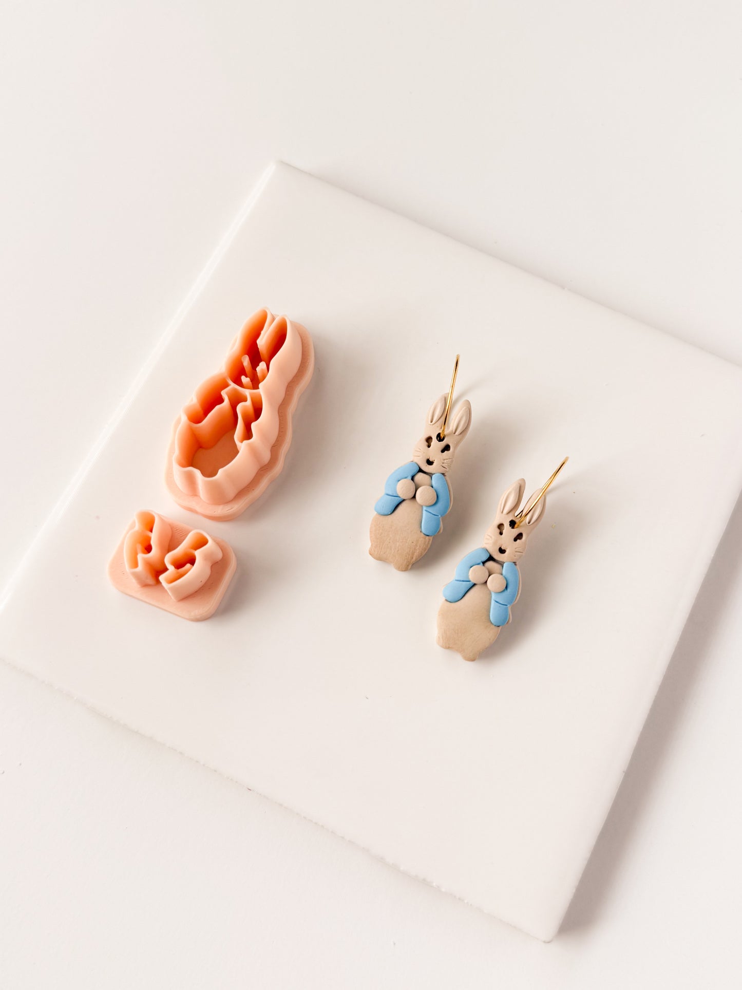 Peter Rabbit Clay Cutter | Peter Rabbit Polymer Clay Cutter for DIY Easter Earrings Storybook Jewelry and Handmade Children‚ Clay Cutter Accessories