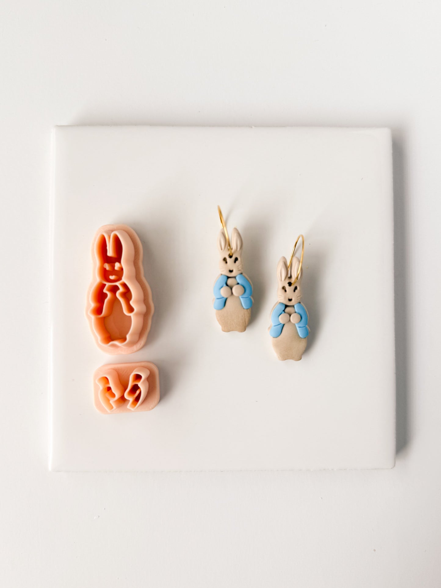 Peter Rabbit Clay Cutter | Peter Rabbit Polymer Clay Cutter for DIY Easter Earrings Storybook Jewelry and Handmade Children‚ Clay Cutter Accessories