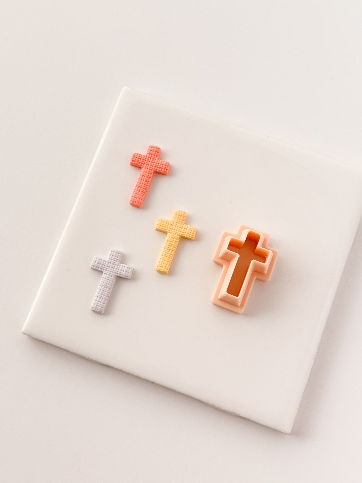 Cross No. 3 Clay Cutter | Cross No. 3 Polymer Clay Cutter for DIY Christian Earrings Religious Jewelry and Handmade Faith Accessories