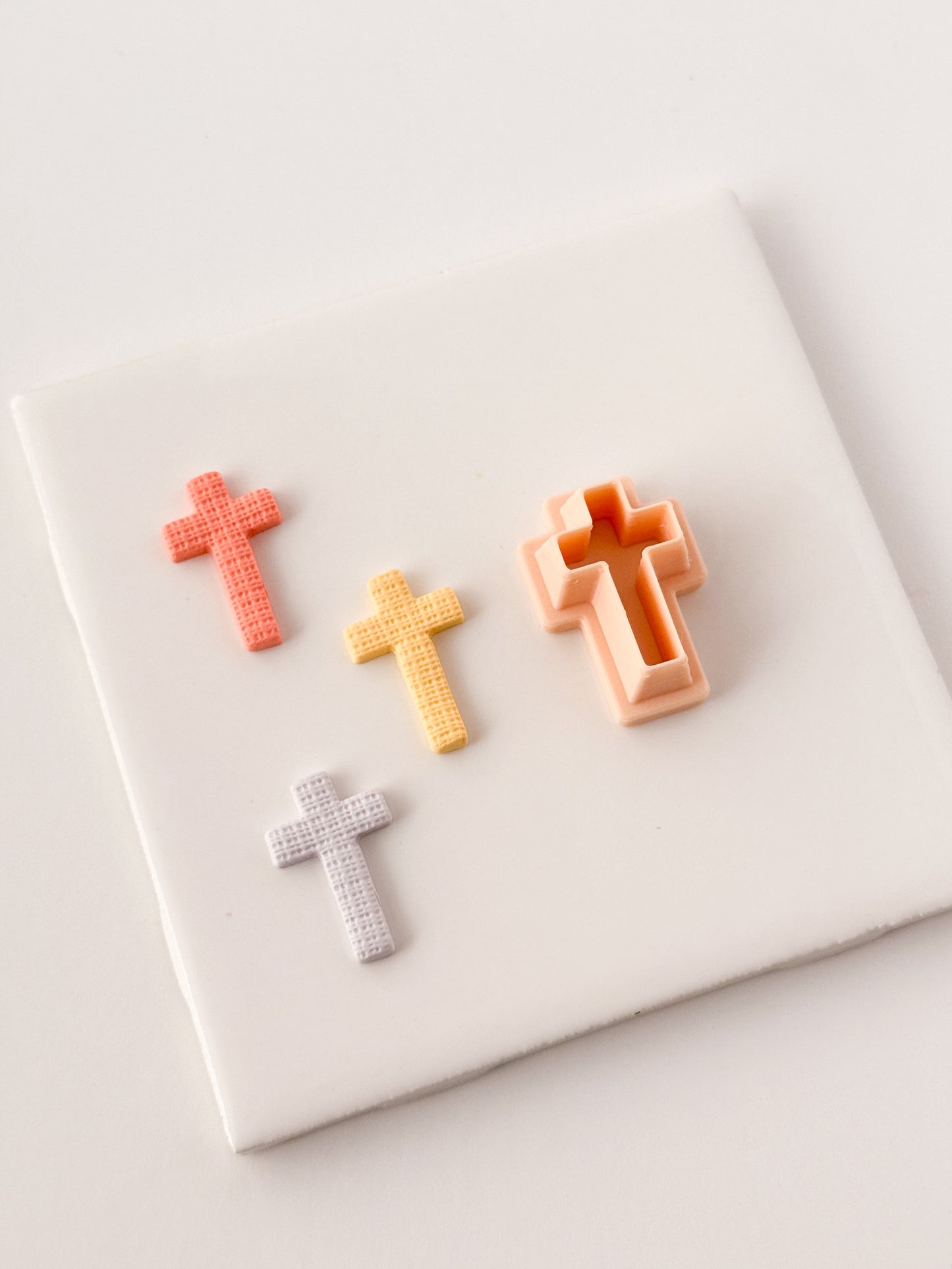 Cross No. 3 Clay Cutter | Cross No. 3 Polymer Clay Cutter for DIY Christian Earrings Religious Jewelry and Handmade Faith Accessories