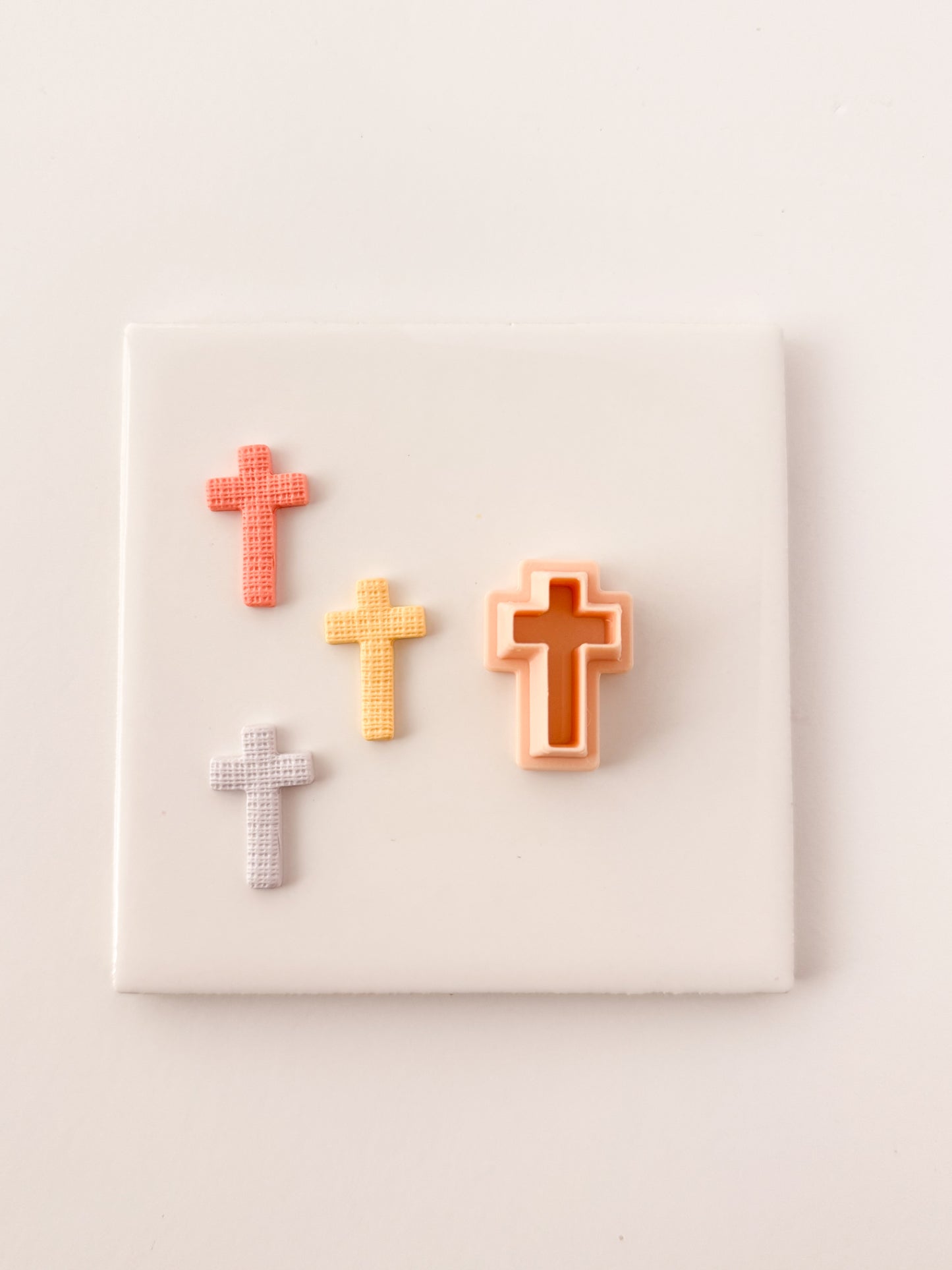 Cross No. 3 Clay Cutter | Cross No. 3 Polymer Clay Cutter for DIY Christian Earrings Religious Jewelry and Handmade Faith Accessories