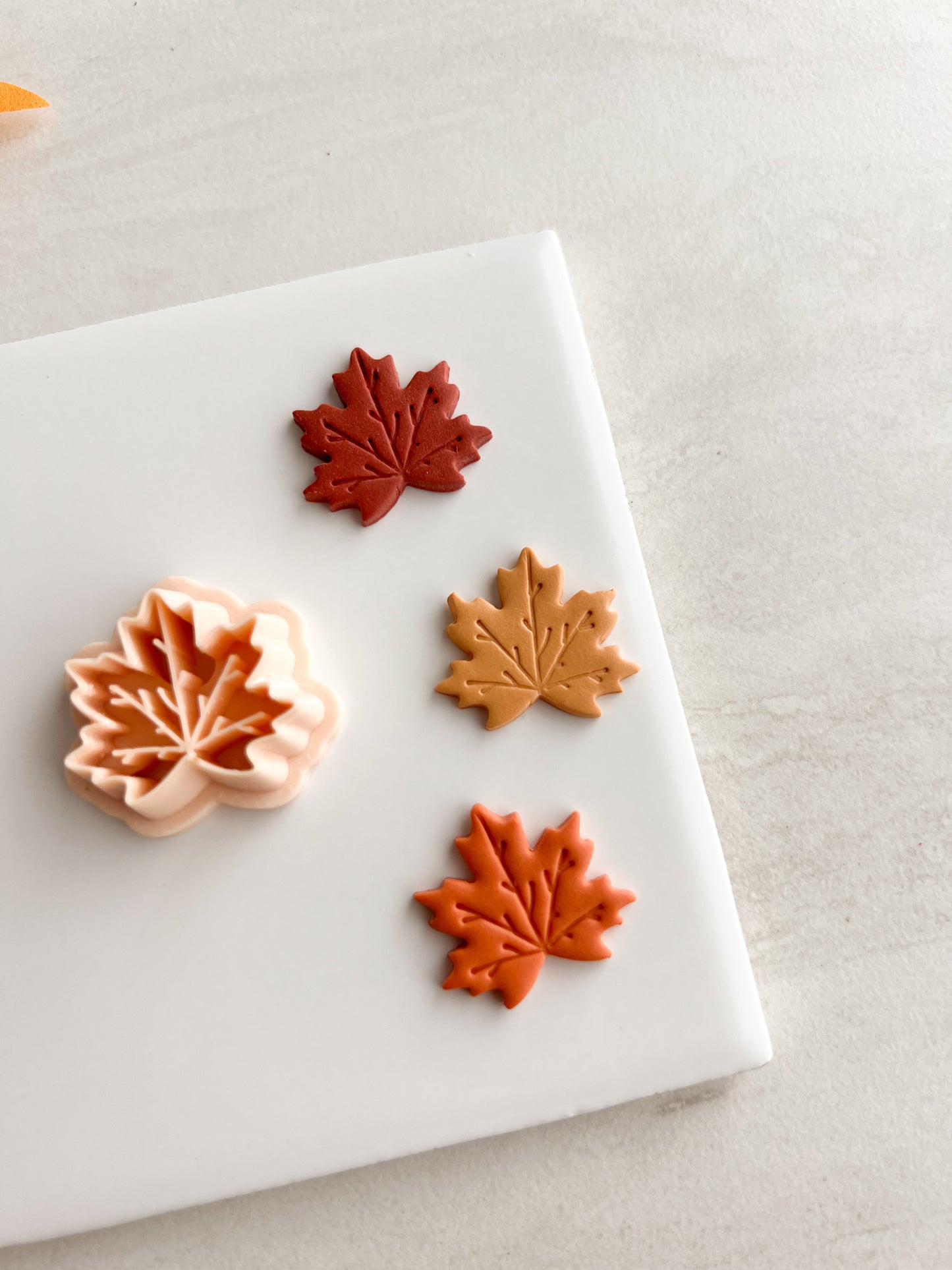 Maple Leaf No. 6 Clay Cutter | Maple Leaf No. 6 Polymer Clay Cutter for DIY Thanksgiving Earrings Rustic Jewelry and Handmade Autumn Accessories