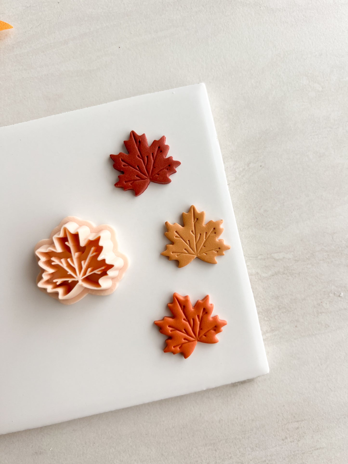 Maple Leaf No. 6 Clay Cutter | Maple Leaf No. 6 Polymer Clay Cutter for DIY Thanksgiving Earrings Rustic Jewelry and Handmade Autumn Accessories