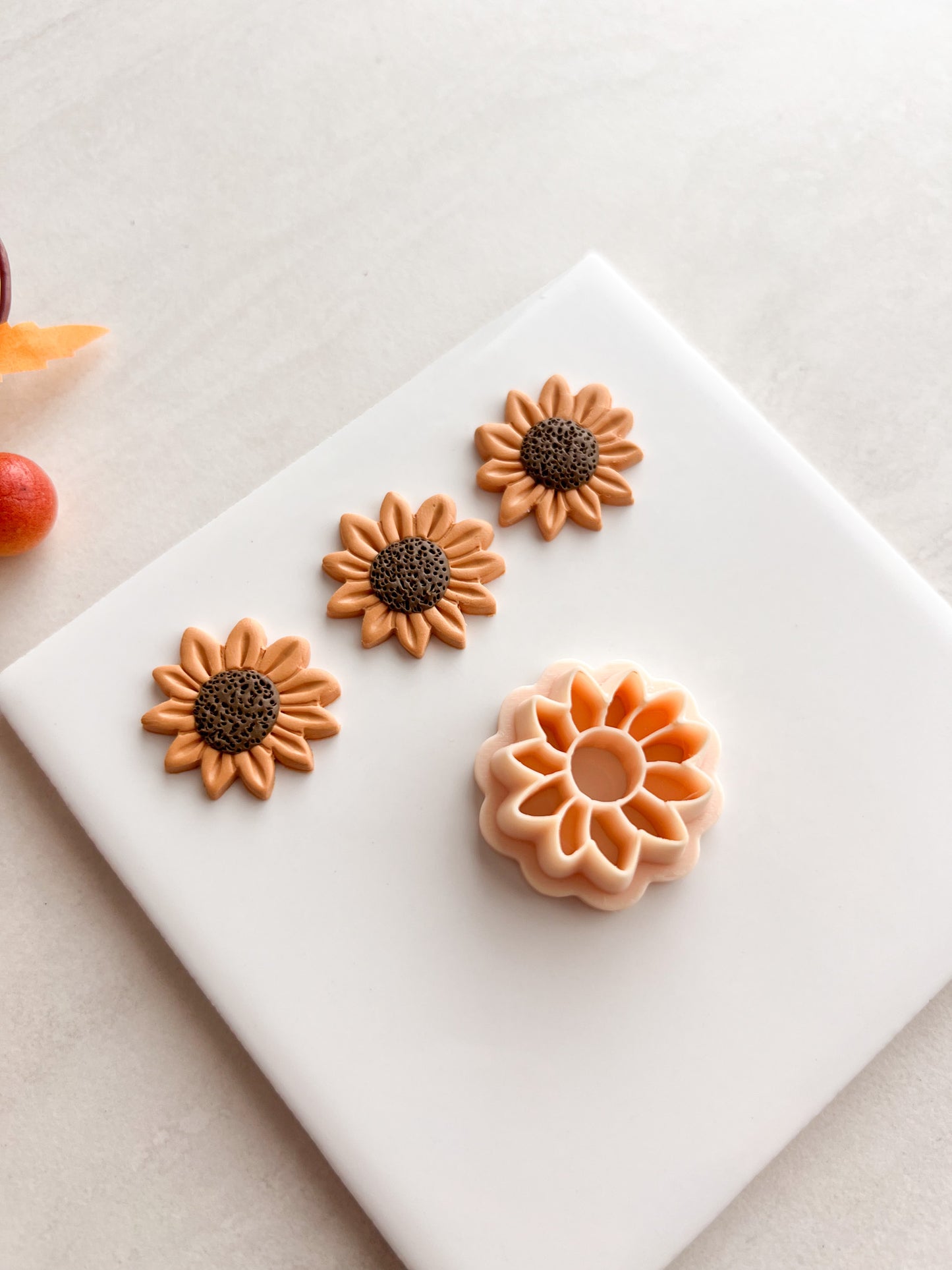 Sunflower No. 1 Clay Cutter | Floral Polymer Clay Cutter for DIY Earrings, Jewelry, and Summer Crafts