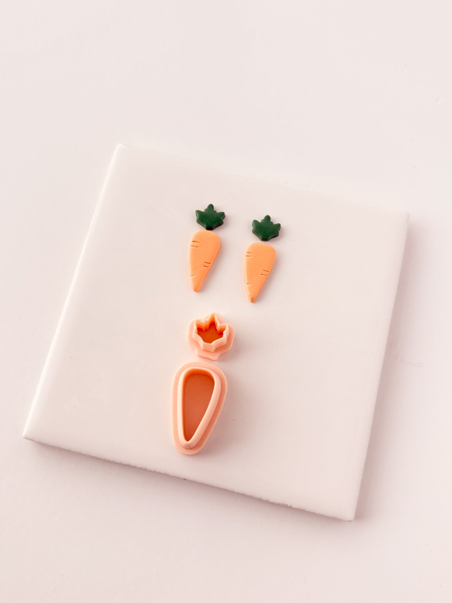 Carrot Clay Cutter | Carrot Polymer Clay Cutter for DIY Easter Earrings Farmhouse Jewelry and Handmade Garden Accessories