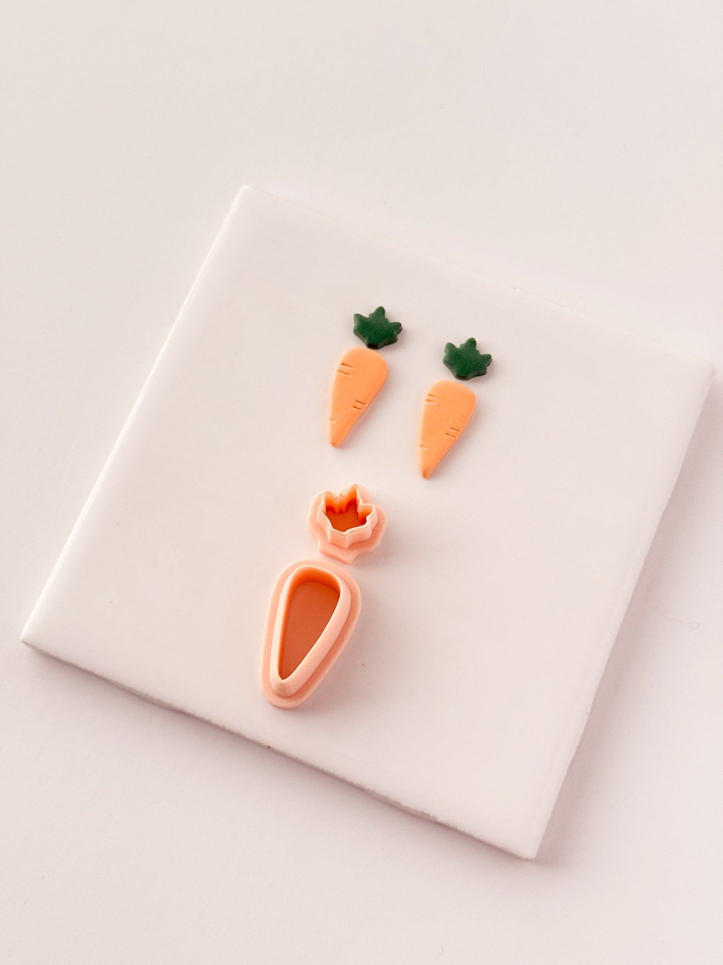 Carrot Clay Cutter | Carrot Polymer Clay Cutter for DIY Easter Earrings Farmhouse Jewelry and Handmade Garden Accessories
