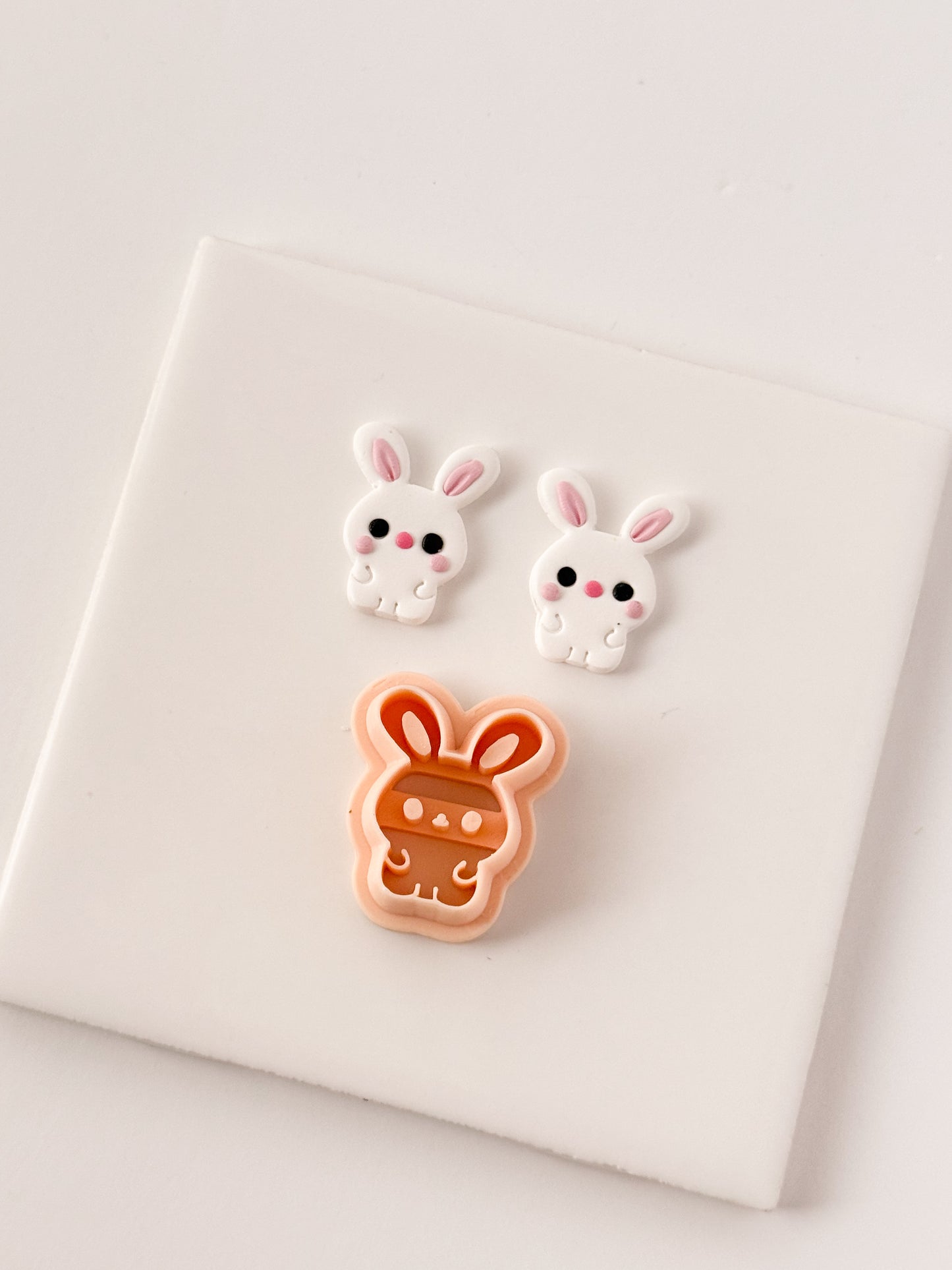 Cute Bunny Clay Cutter | Cute Bunny Polymer Clay Cutter for DIY Easter Earrings Bunny-Themed Jewelry and Handmade Spring Accessories