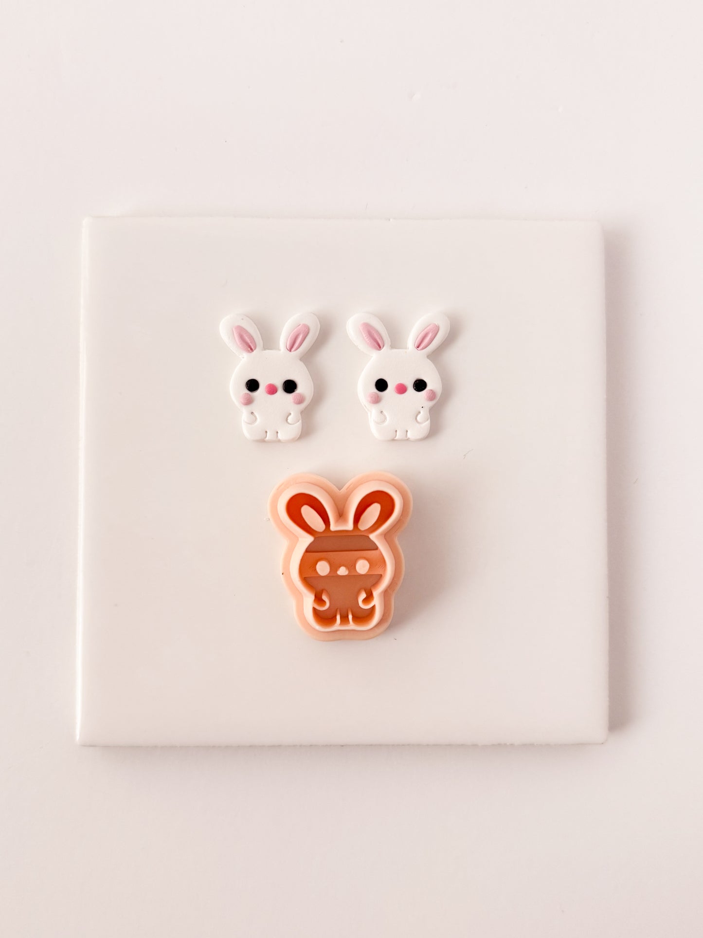 Cute Bunny Clay Cutter | Cute Bunny Polymer Clay Cutter for DIY Easter Earrings Bunny-Themed Jewelry and Handmade Spring Accessories
