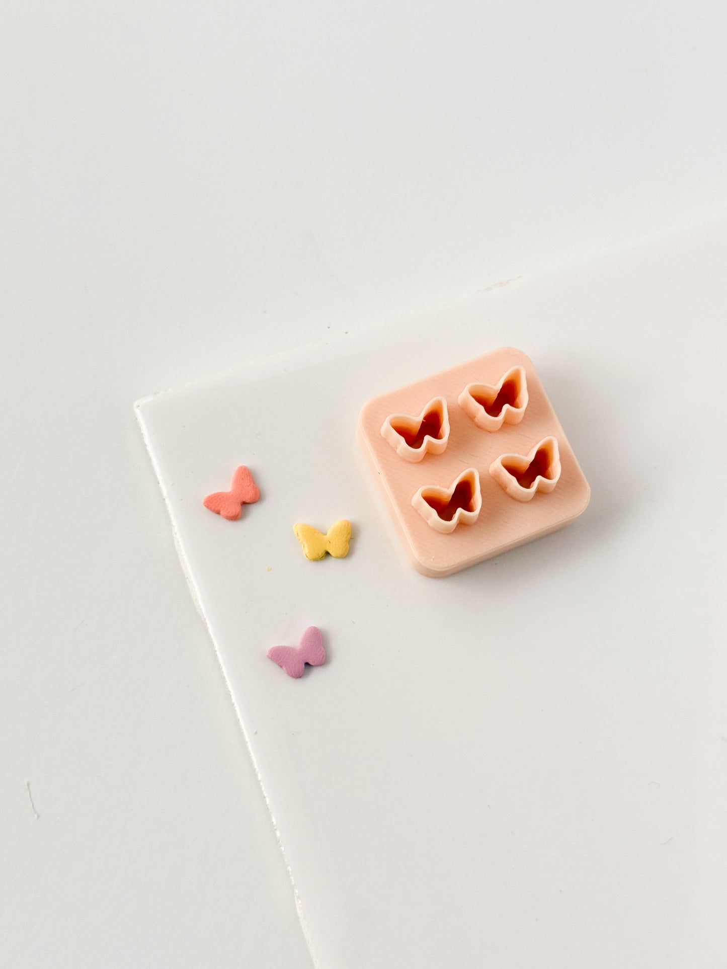 Butterfly Micro Cluster Clay Cutter | Butterfly Micro Cluster Polymer Clay Cutter for DIY Nature Earrings Fairy-Themed Jewelry and Handmade Spring Accessories