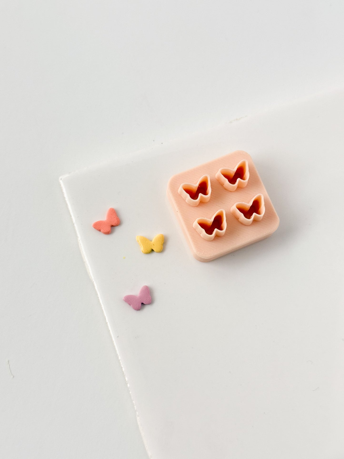 Butterfly Micro Cluster Clay Cutter | Butterfly Micro Cluster Polymer Clay Cutter for DIY Nature Earrings Fairy-Themed Jewelry and Handmade Spring Accessories