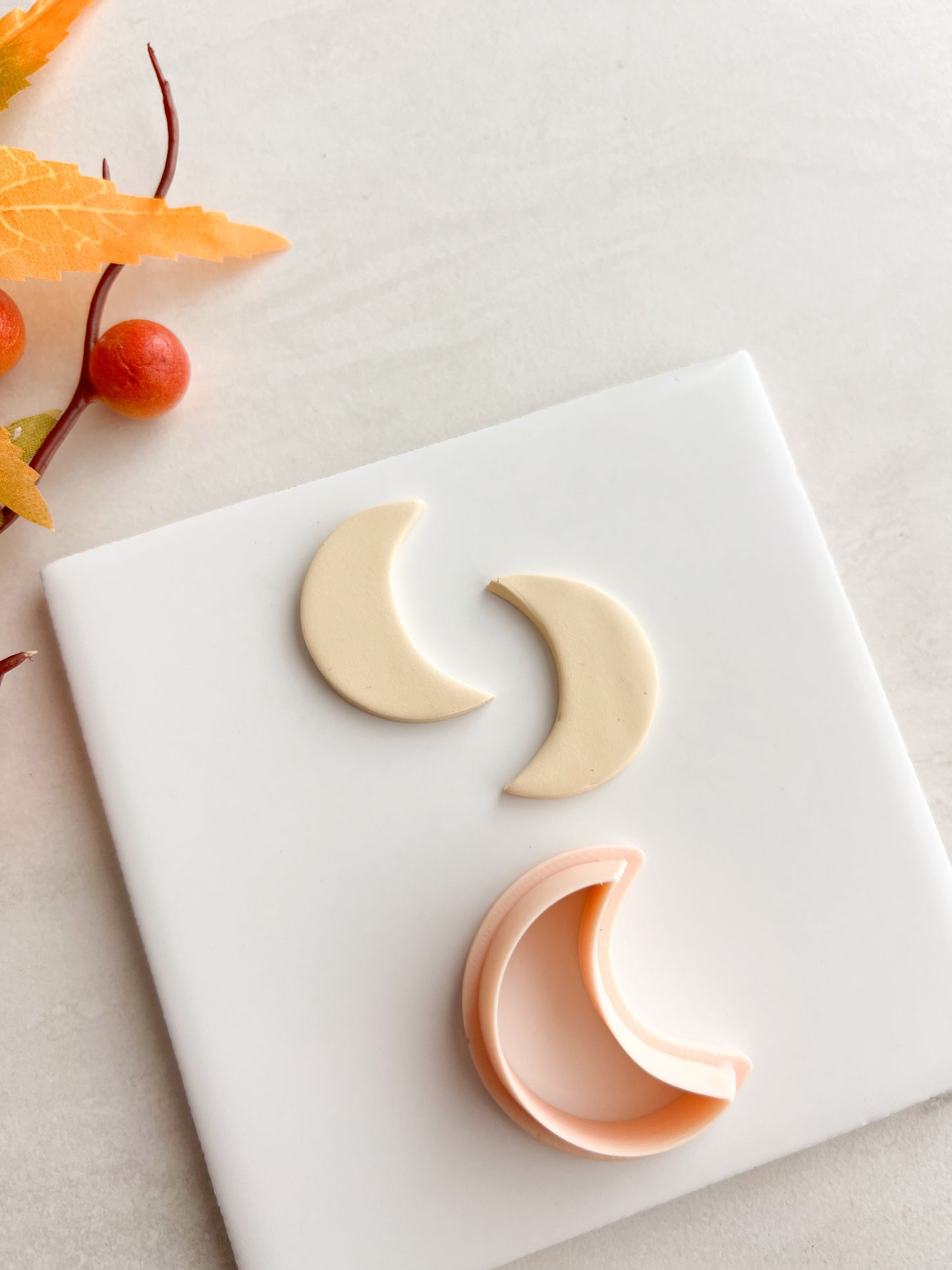 Moon No. 3 Clay Cutter | Moon No. 3 Polymer Clay Cutter for DIY Celestial Earrings Astrology Jewelry and Handmade Lunar Accessories