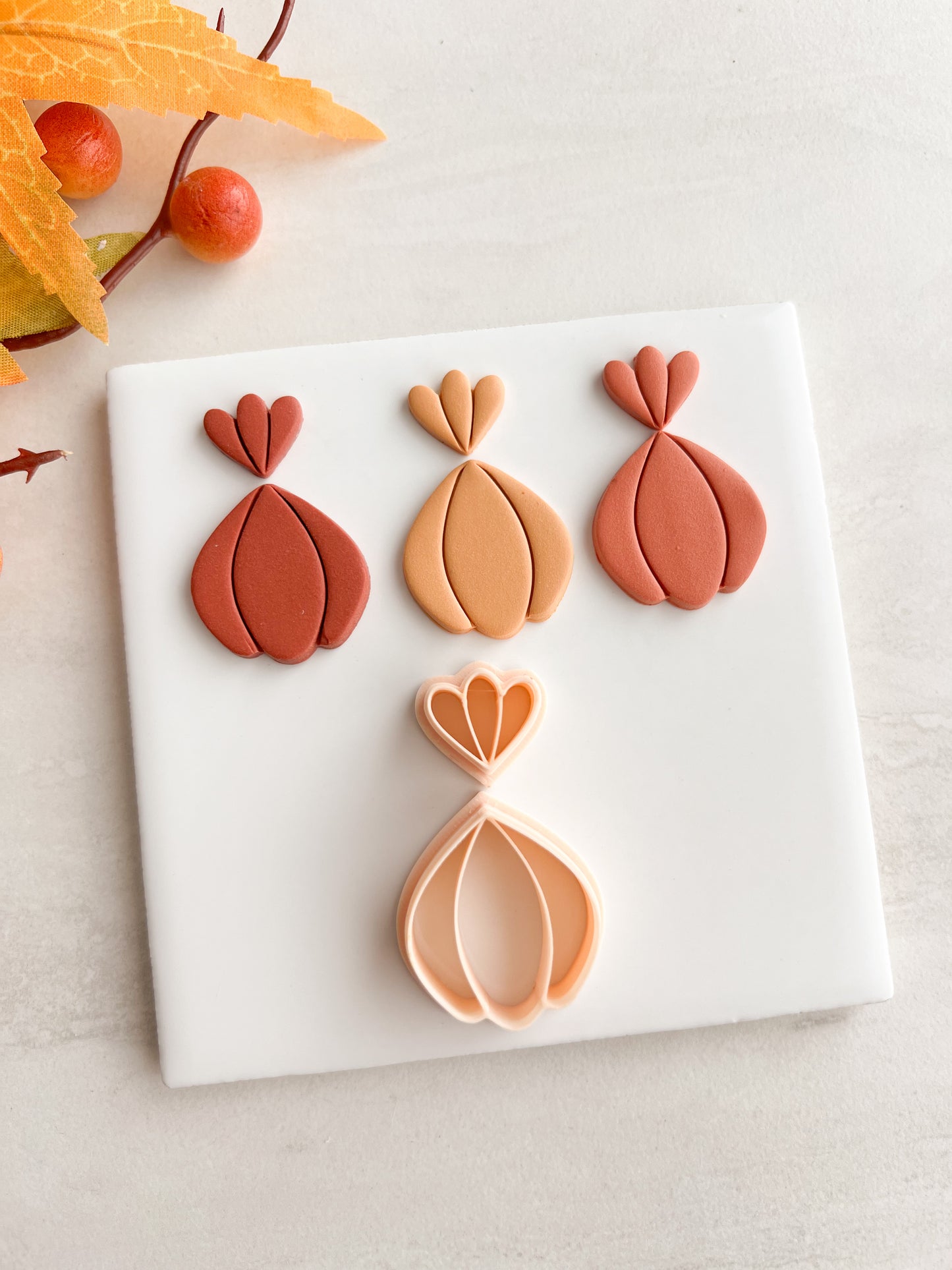 Scalloped Floral Shape No. 1 Clay Cutter | Scalloped Floral Shape No. 1 Polymer Clay Cutter for DIY Floral Earrings Elegant Jewelry and Handmade Botanical Accessories