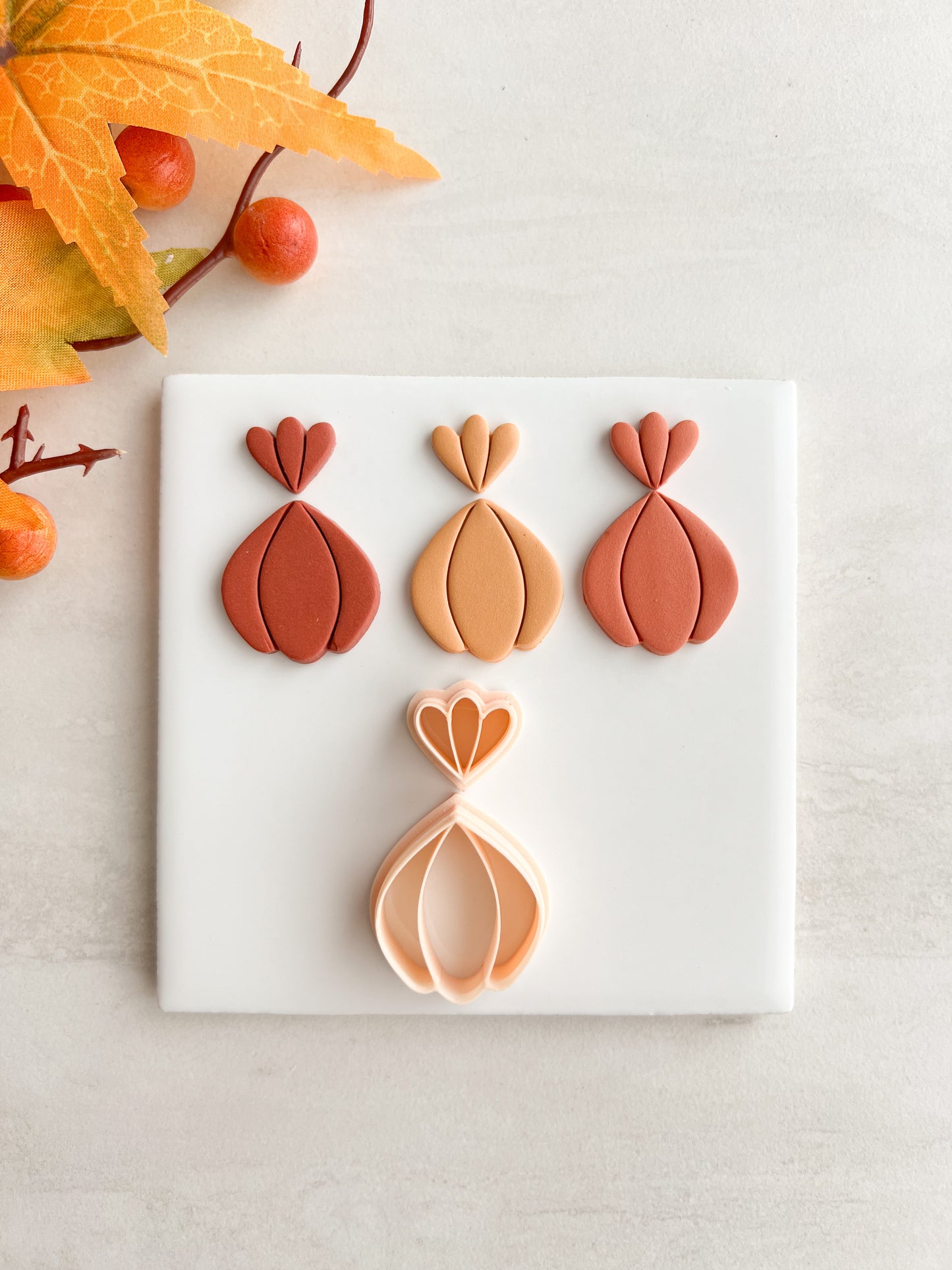 Scalloped Floral Shape No. 1 Clay Cutter | Scalloped Floral Shape No. 1 Polymer Clay Cutter for DIY Floral Earrings Elegant Jewelry and Handmade Botanical Accessories