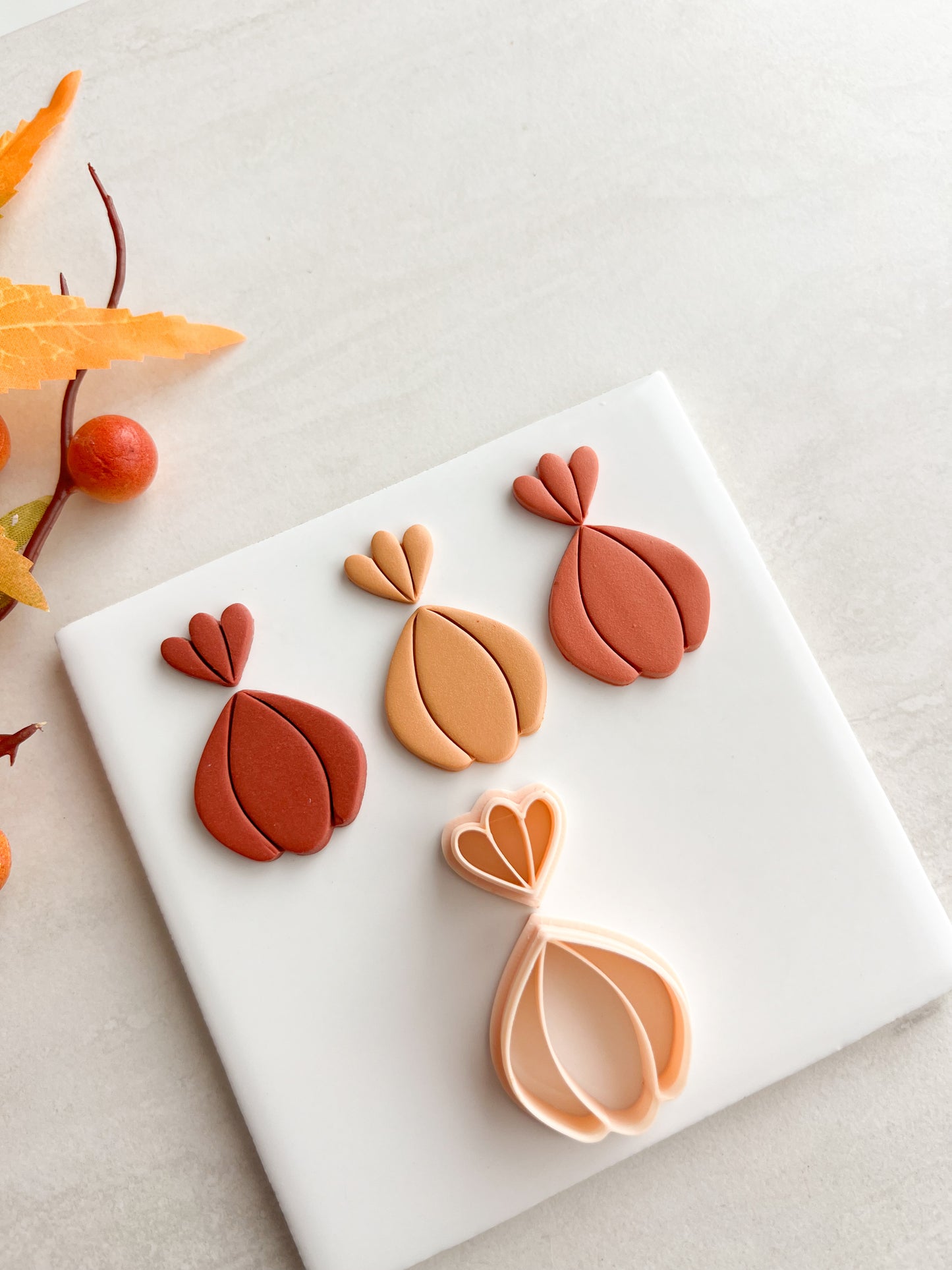 Scalloped Floral Shape No. 1 Clay Cutter | Scalloped Floral Shape No. 1 Polymer Clay Cutter for DIY Floral Earrings Elegant Jewelry and Handmade Botanical Accessories