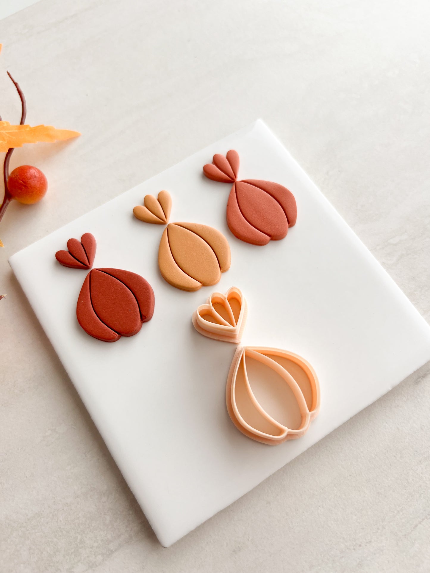 Scalloped Floral Shape No. 1 Clay Cutter | Scalloped Floral Shape No. 1 Polymer Clay Cutter for DIY Floral Earrings Elegant Jewelry and Handmade Botanical Accessories