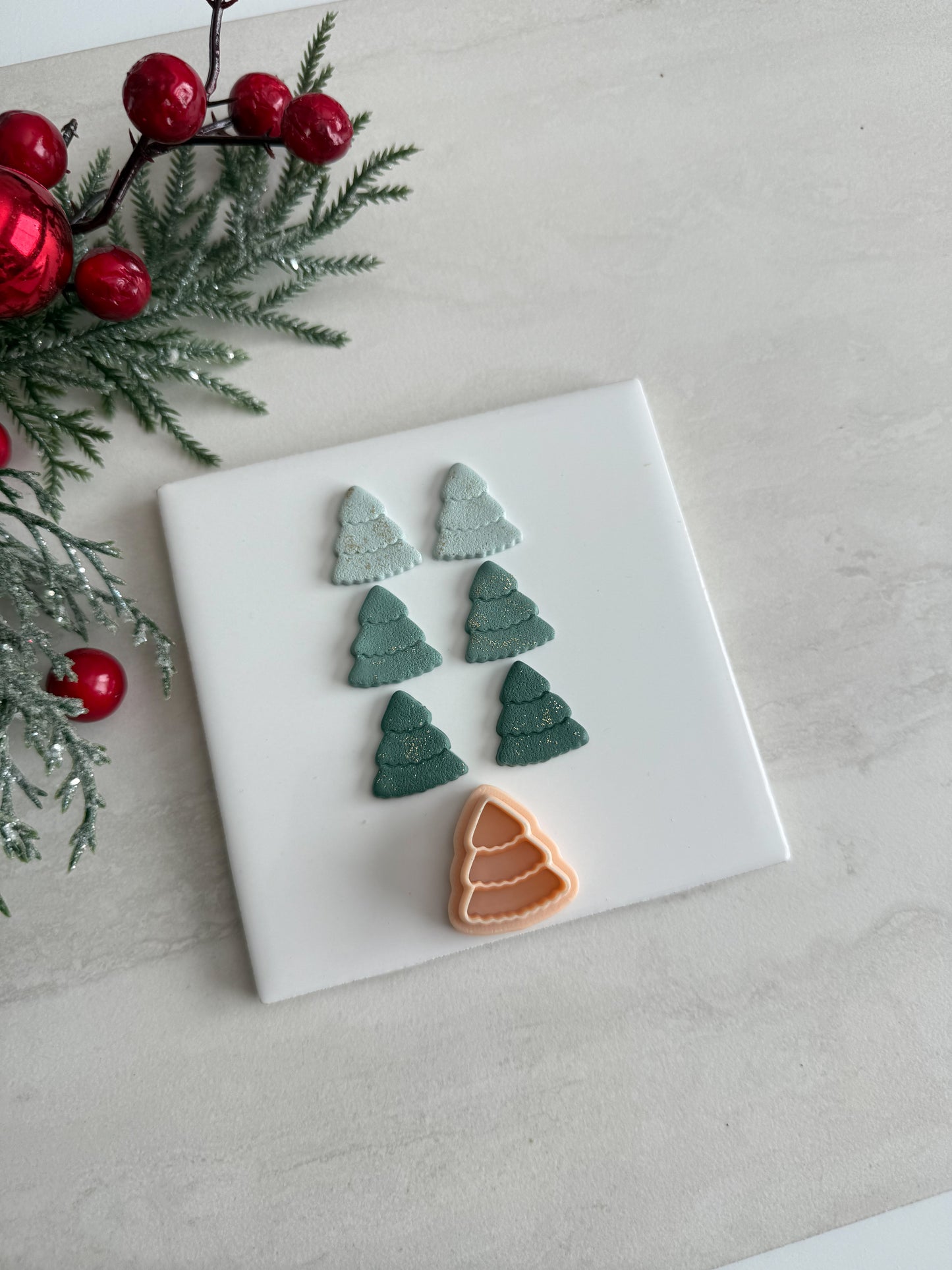 2025 Christmas Tree No. 4 | Festive Polymer Clay Cutters