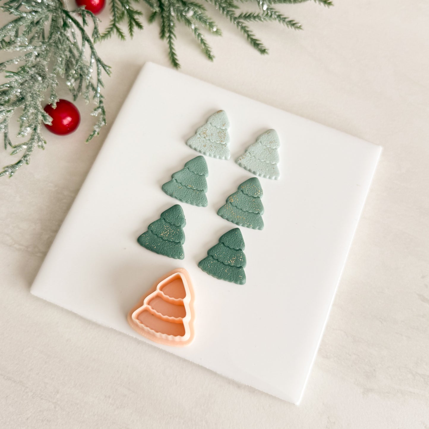 2025 Christmas Tree No. 4 | Festive Polymer Clay Cutters