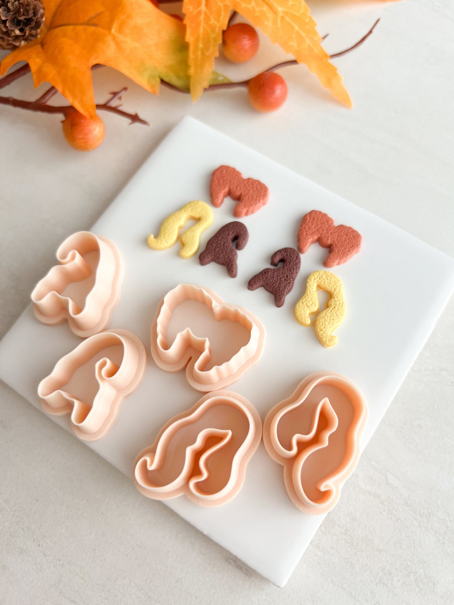 Witch Sisters Clay Cutter Dangle | Witch Sisters Polymer Clay Cutter for DIY Halloween Earrings Spooky Jewelry and Handmade Witch-Themed Accessories