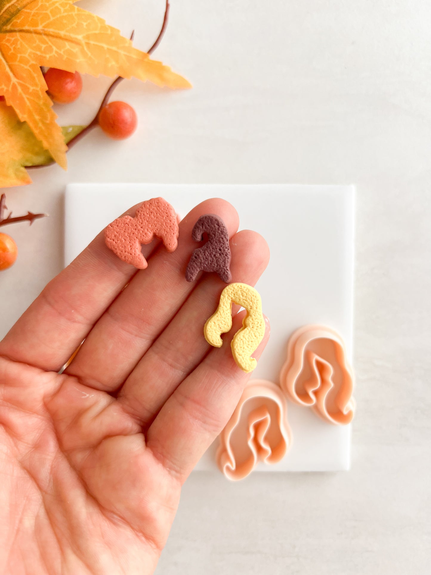 Witch Sisters Clay Cutter Dangle | Witch Sisters Polymer Clay Cutter for DIY Halloween Earrings Spooky Jewelry and Handmade Witch-Themed Accessories