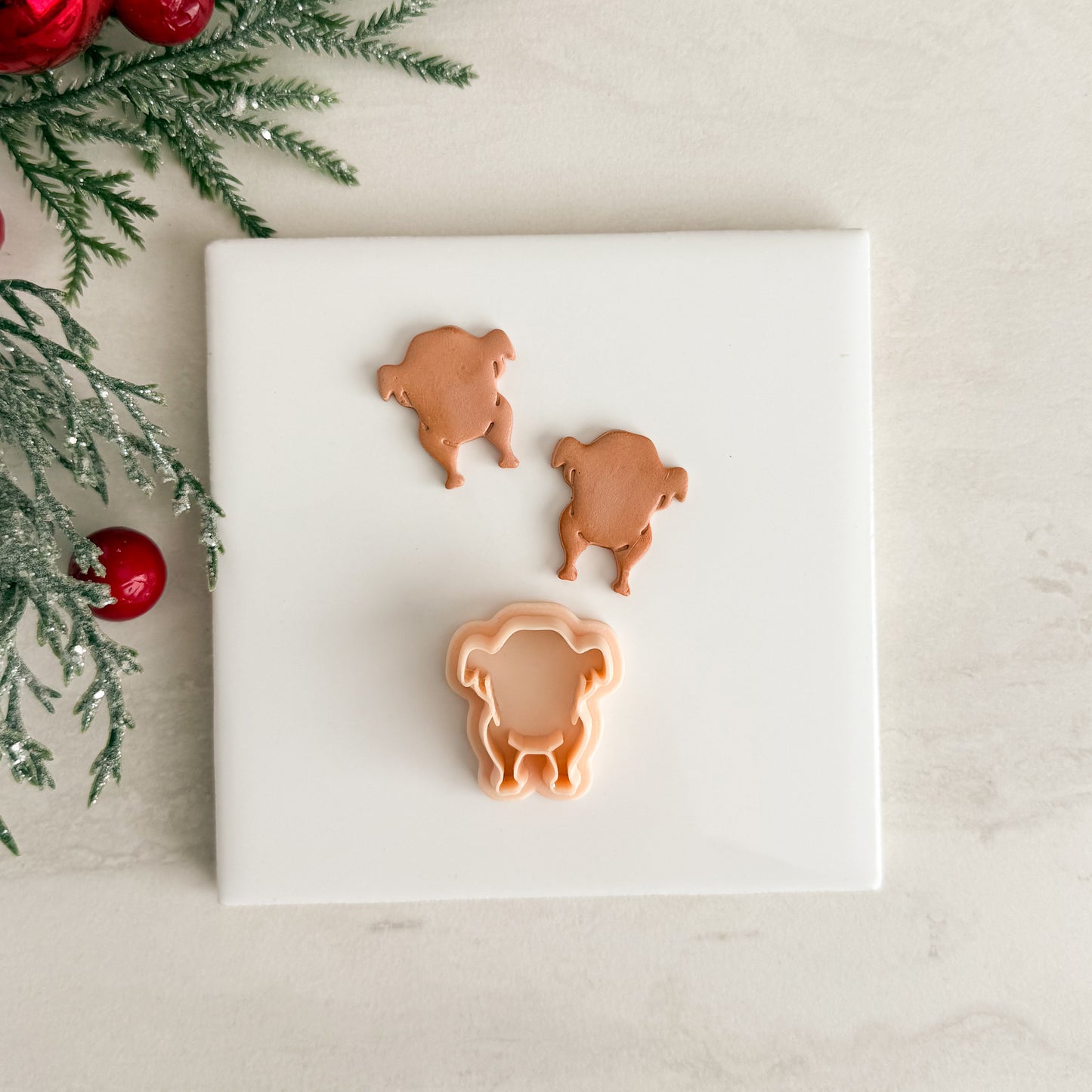 2025 Thanksgiving Turkey | Festive Polymer Clay Cutter