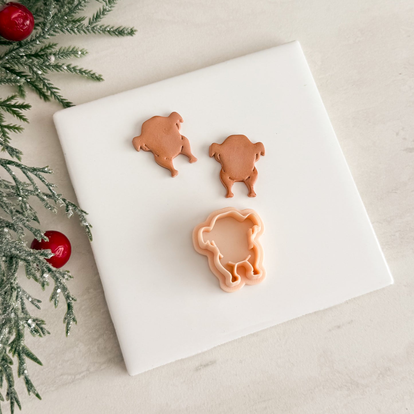 2025 Thanksgiving Turkey | Festive Polymer Clay Cutter